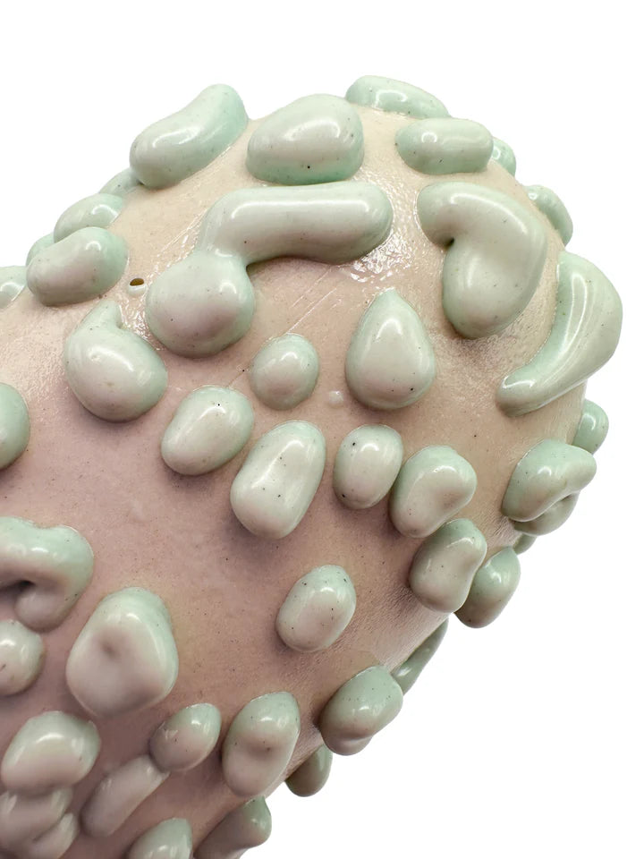 Ritual Glaze △5 6 Gumdrop Pastel Turquoise Ceramic Vase - Elegant Home Decor for Living Room, Bedroom & Wedding Centerpieces
