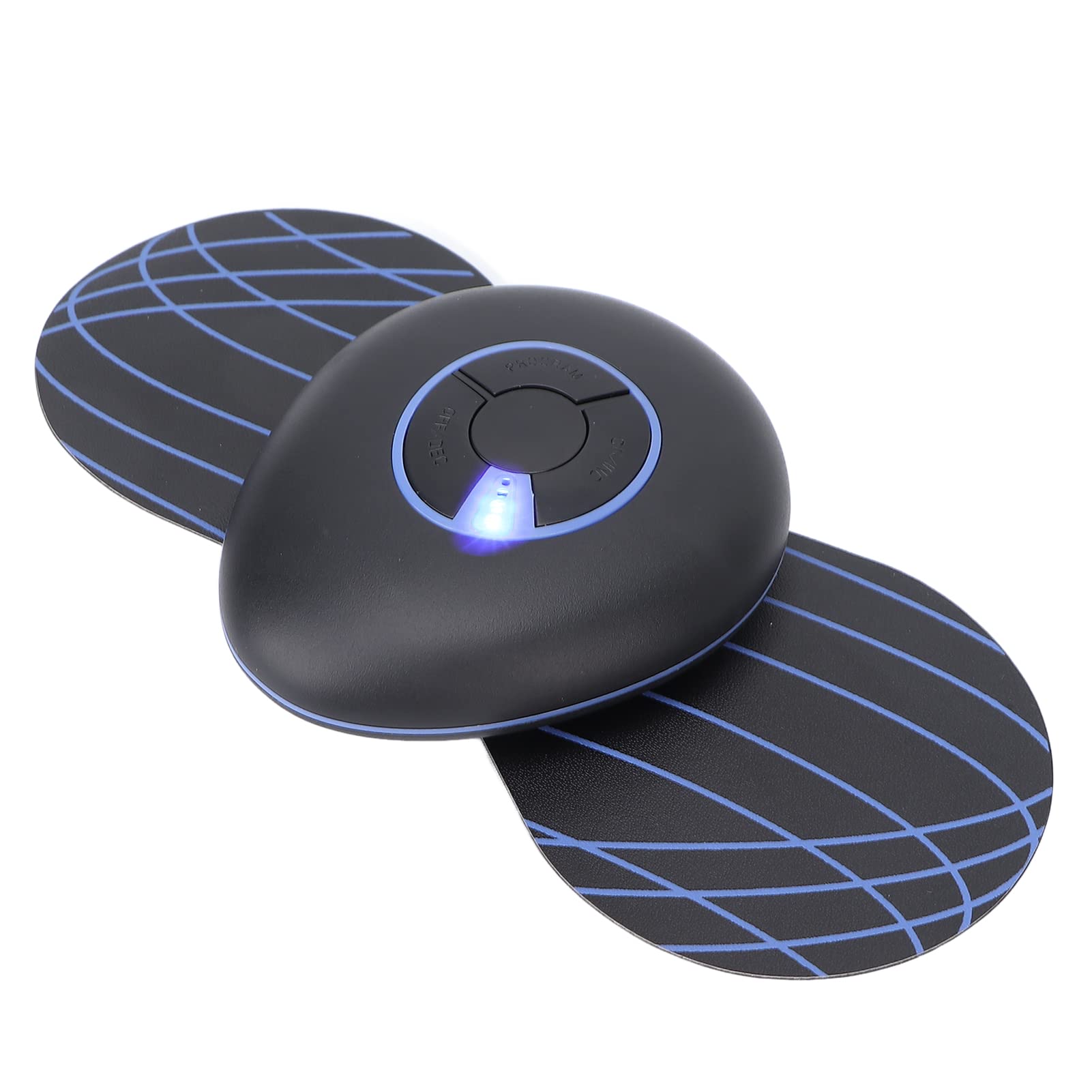 Electric Neck Massager Sticker - PU Leather, Portable & Waterproof for Home & Travel - Full Body Pain Relief - Perfect for Office, Gym & Relaxation