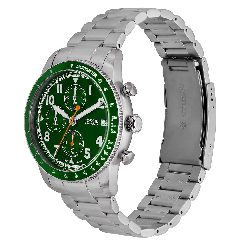 Fossil Sport Tourer FS6048 Chronograph Watch for Men - Waterproof Stainless Steel Casual Dress Watch - Perfect for Business, Outdoor & Everyday Wear