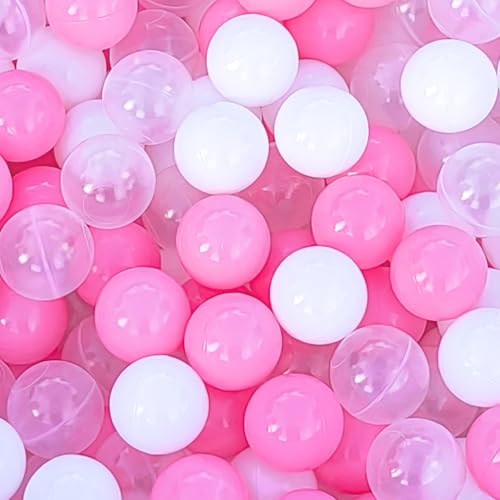 Pink, White, Clear