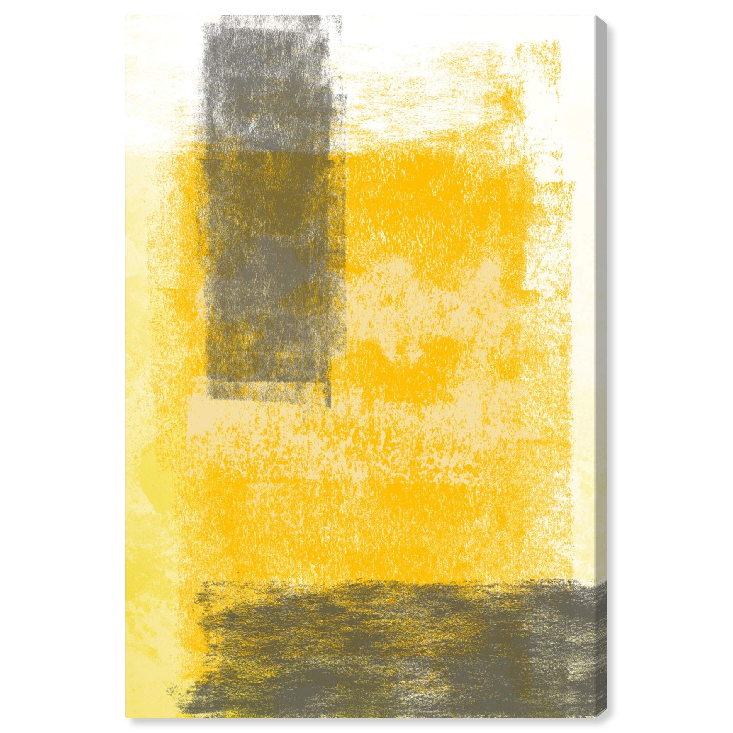 Abstract Wall Art Canvas Print 'Evolving Present' - 36