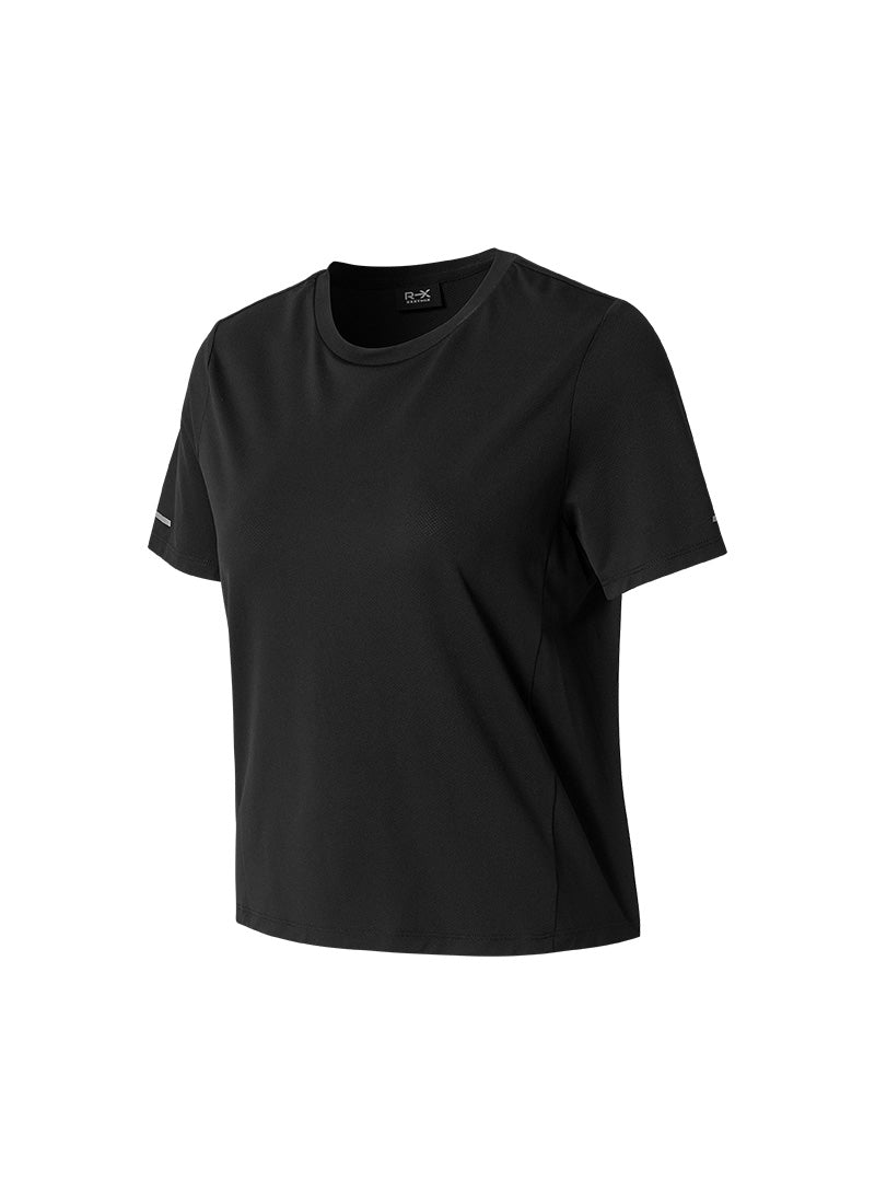 RX Air Mesh Crop Short Sleeve - Breathable Workout Top for Women | Yoga, Running & Gym Fitness Apparel | Moisture-Wicking Activewear for Summer Sports