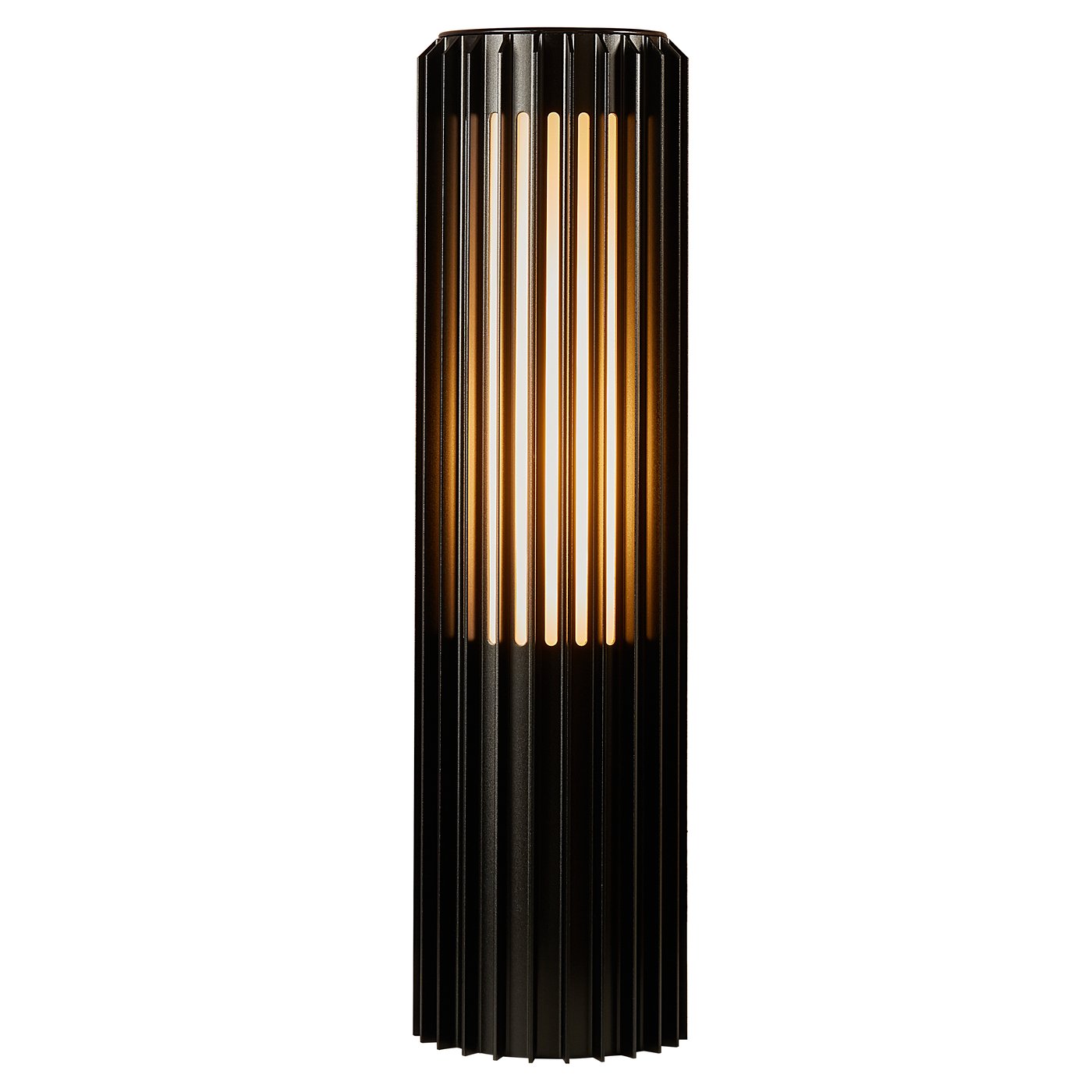 Aludra 45 IP54 Waterproof Outdoor Bollard Light - Black Landscape Lighting for Garden, Pathway, Driveway, and Patio