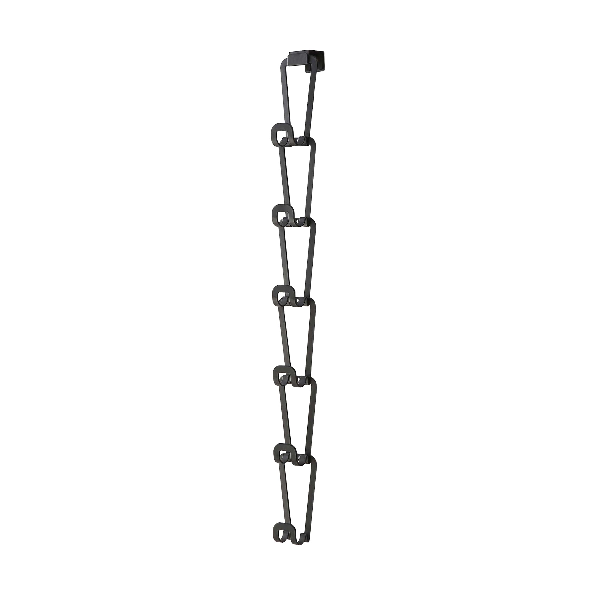 Sturdy Steel Cascading Storage Hooks - Space-Saving Wall Organizer for Kitchen, Bathroom & Entryway Organization