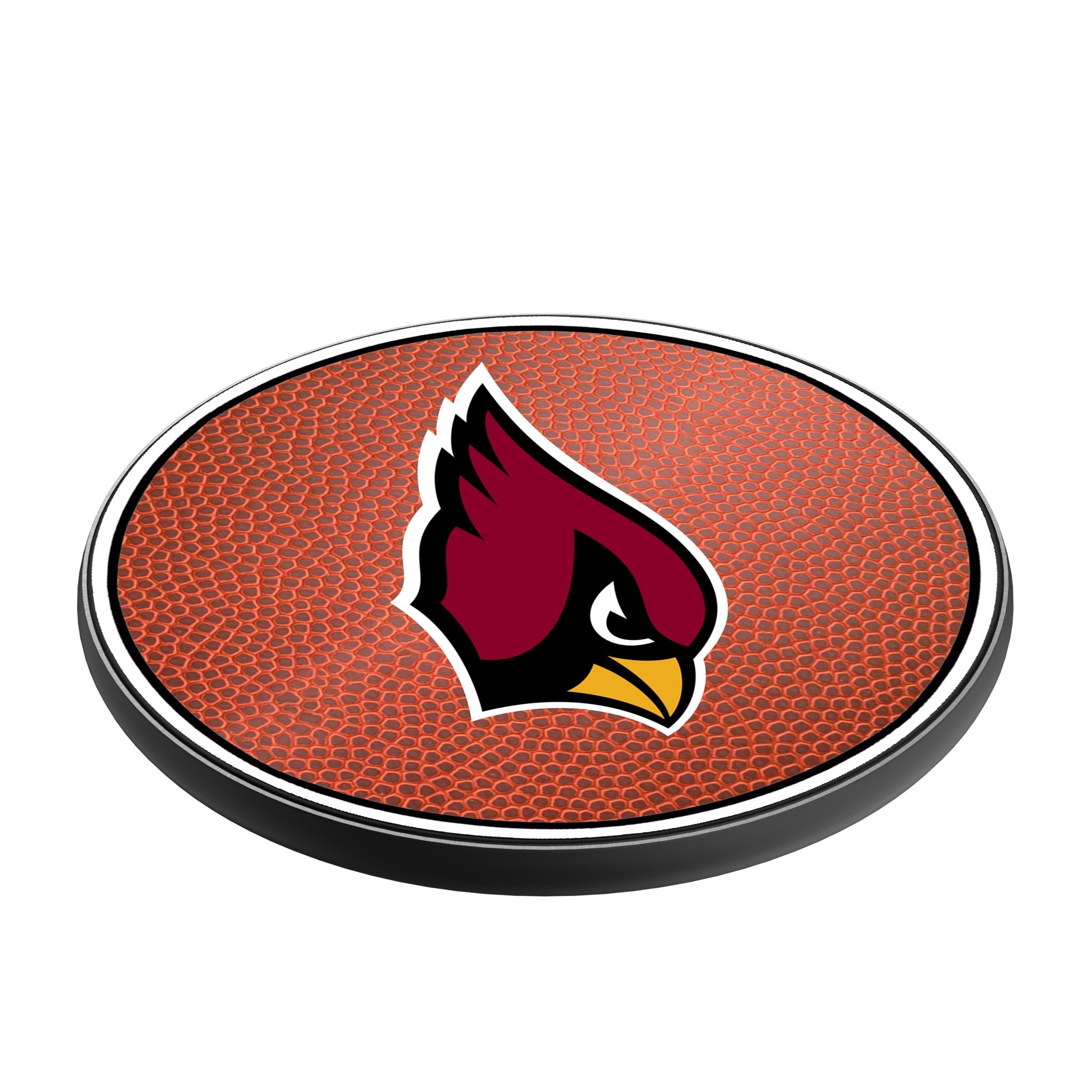Arizona Cardinals NFL 15W Fast Wireless Charger - Qi-Certified Phone Charging Pad for iPhone, Samsung Galaxy - Perfect for Home, Office & Game Day