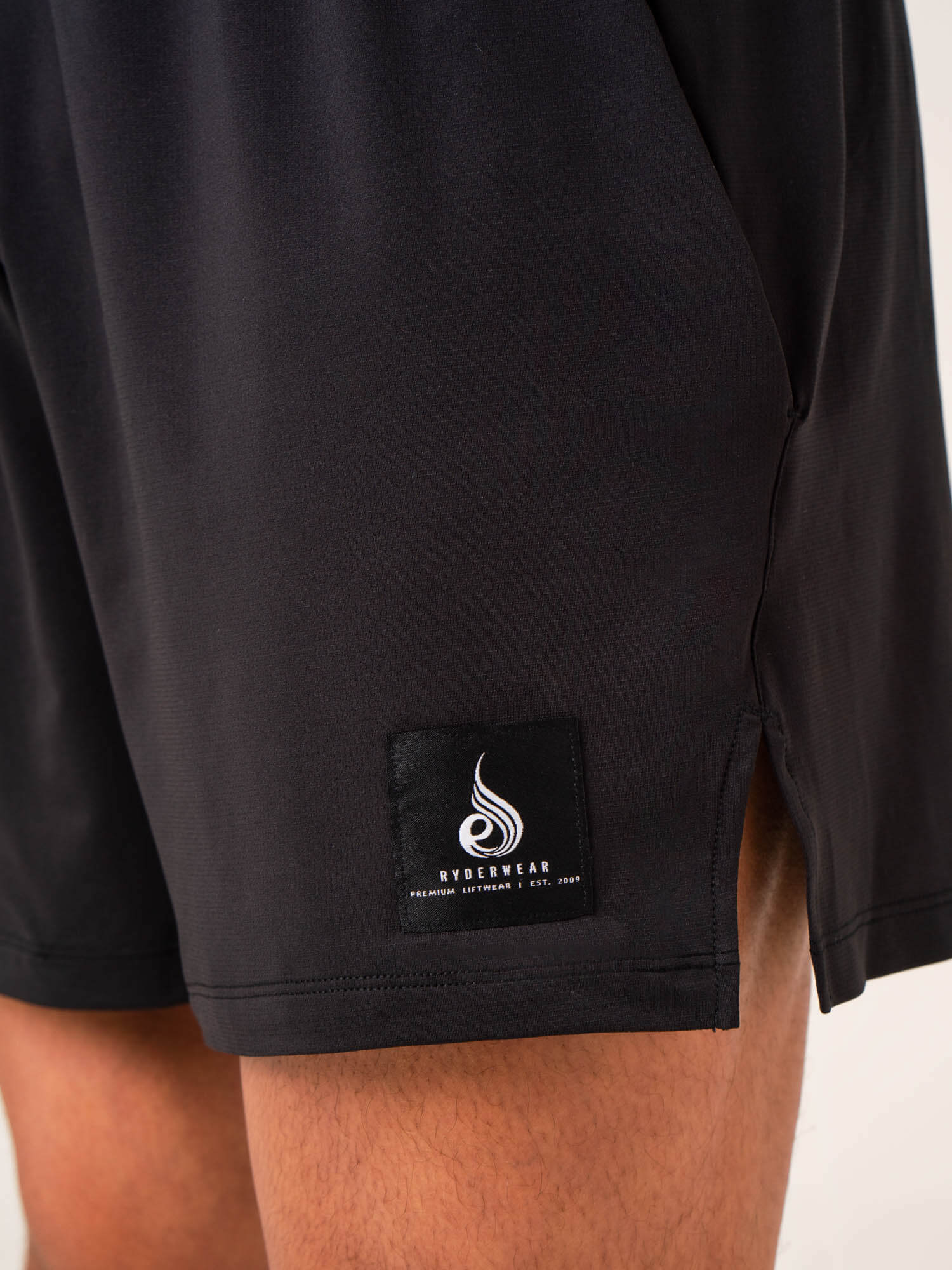 Terrain Mesh Gym Shorts for Men - Breathable Workout Shorts with Quick-Dry Fabric - Perfect for Running, Training & Outdoor Activities - Black