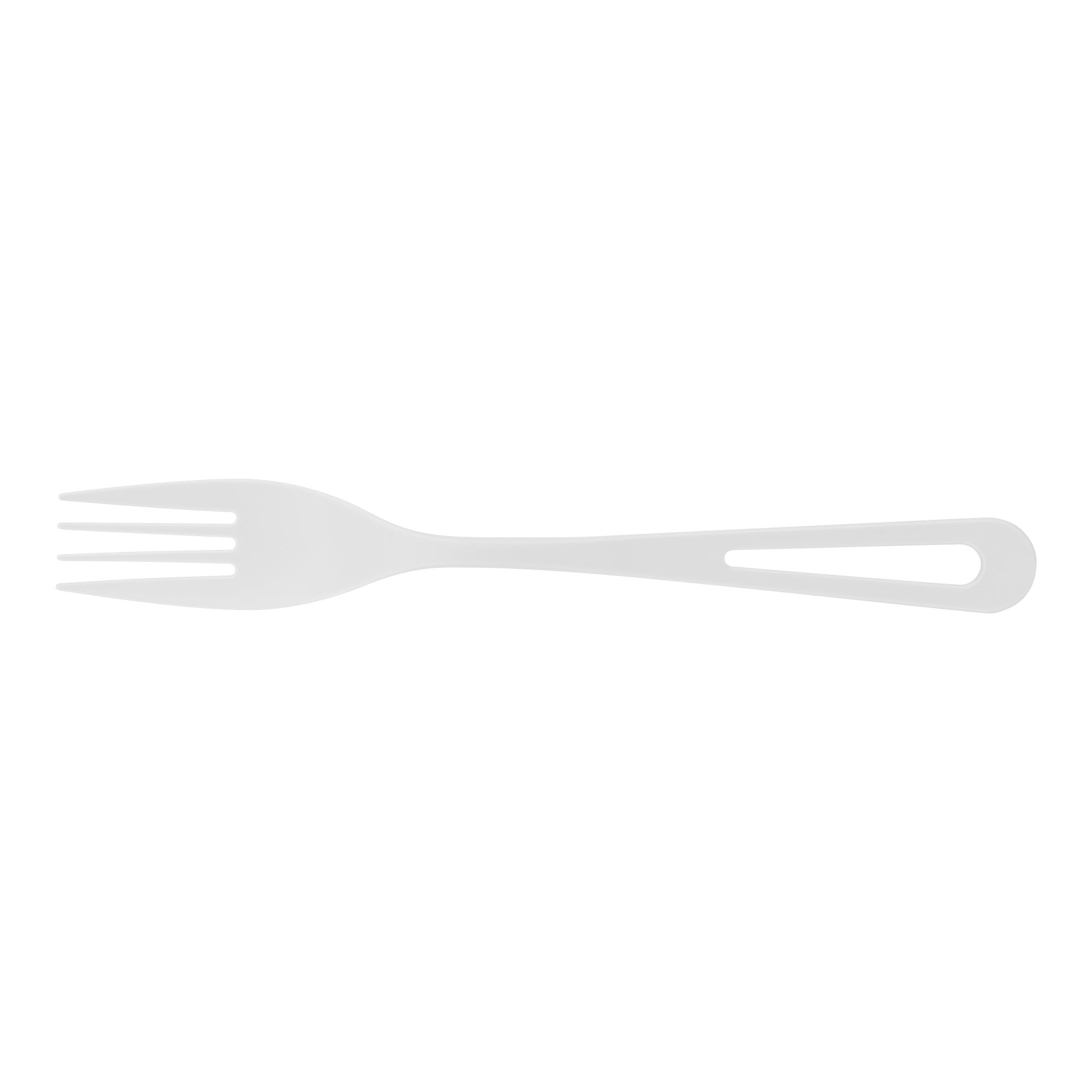 Eco-Friendly Compostable White CPLA Plastic Forks - 250 Count Box | Heat Resistant, Biodegradable Cutlery for Parties, Picnics & Catering Events