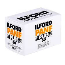 Ilford Pan F Plus 35mm Black & White Negative Film - 36 Exposures, ISO 50 | Perfect for Street Photography, Landscape & Fine Art Shooting