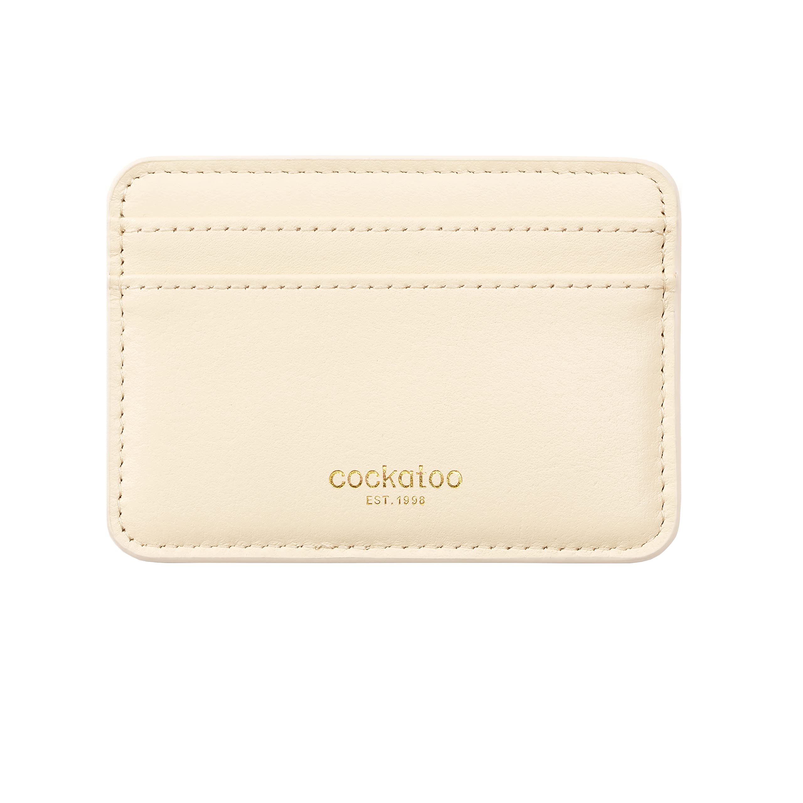 Minimalist Women's Leather Card Holder Wallet - Slim Front Pocket RFID Blocking Wallet for Credit Cards & ID - Perfect for Travel, Shopping, and Everyday Use (ERCU)