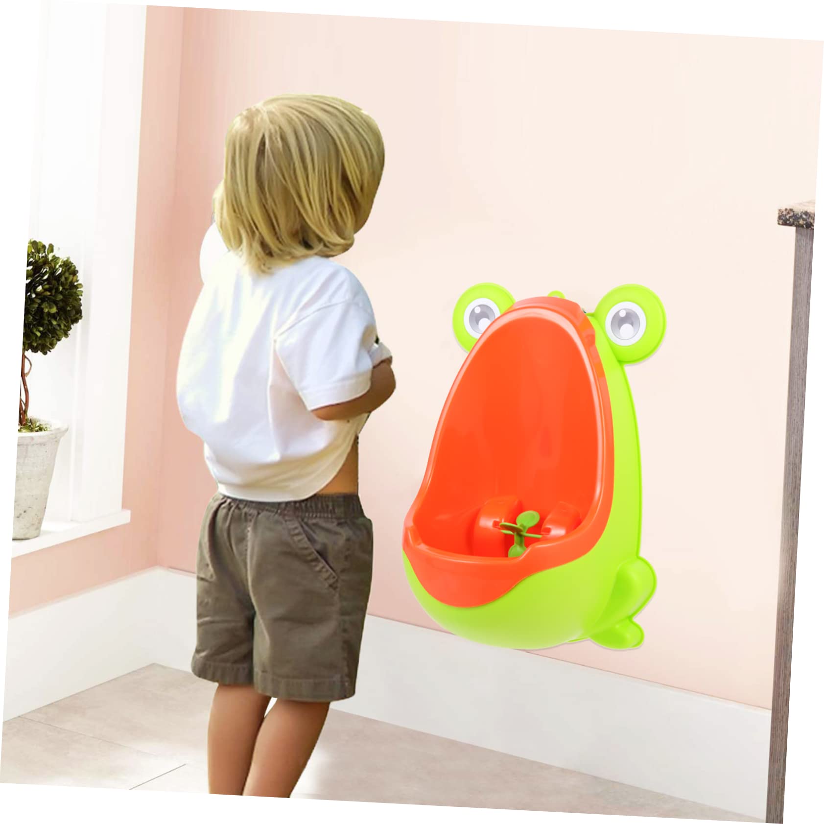 GLSTOY Cartoon Pinwheel Urinal for Toddler Boys & Girls - Portable Plastic Training Toilet Potty for Kids | Ideal for Home, Travel & Potty Training