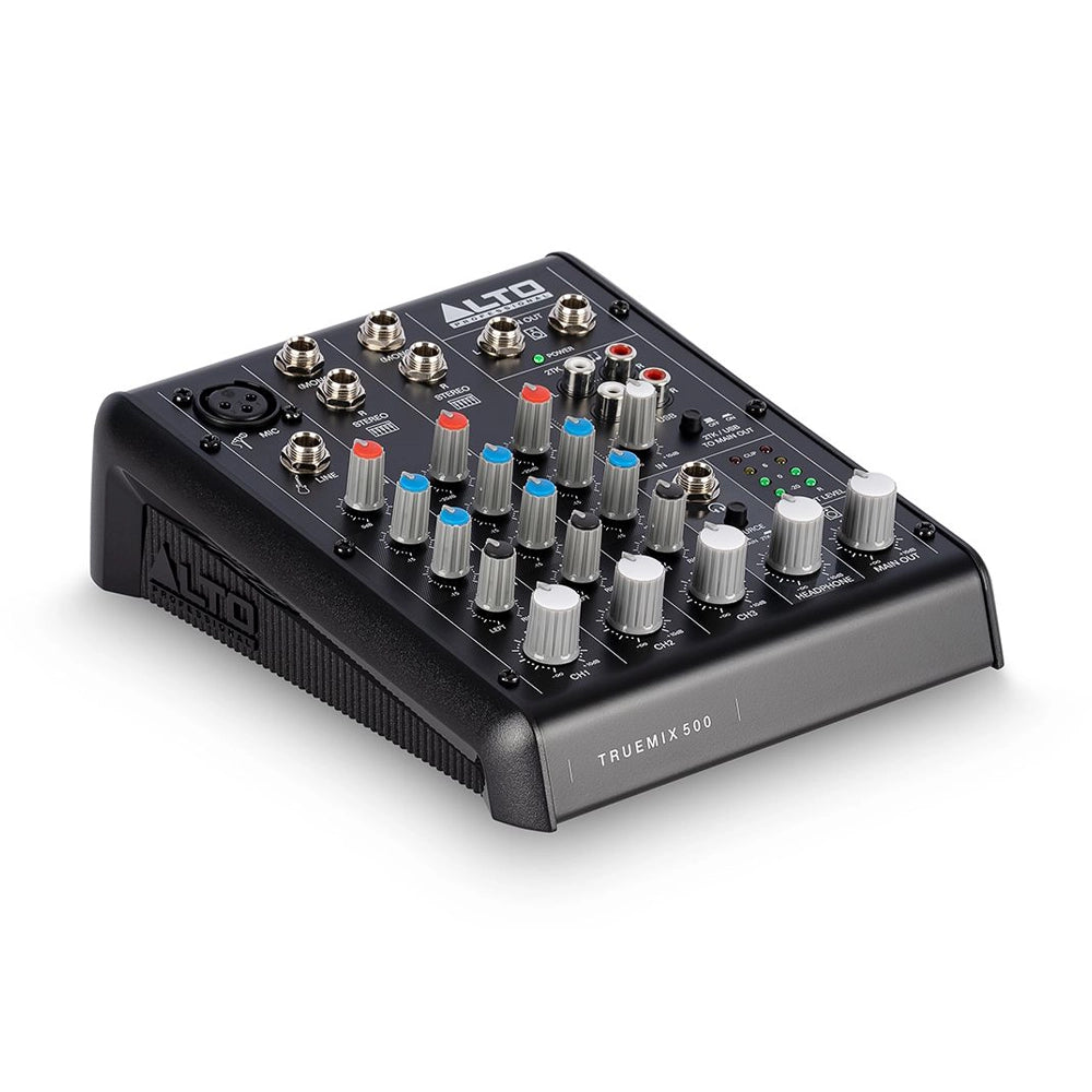 Alto Professional TrueMix 500 5-Channel Analog Audio Mixer - Perfect for Live Performances, Studio Recording & DJ Setups