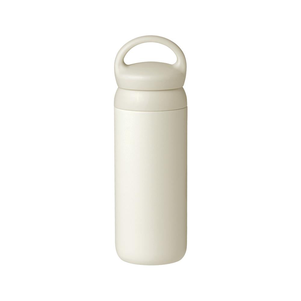 Kinto Day Off Tumbler - 16oz Insulated Stainless Steel Travel Mug with Lid, Leak-Proof & Sweat-Proof - Perfect for Coffee, Tea & Cold Drinks - Ideal for Office, Commuting & Outdoor Activities (White)