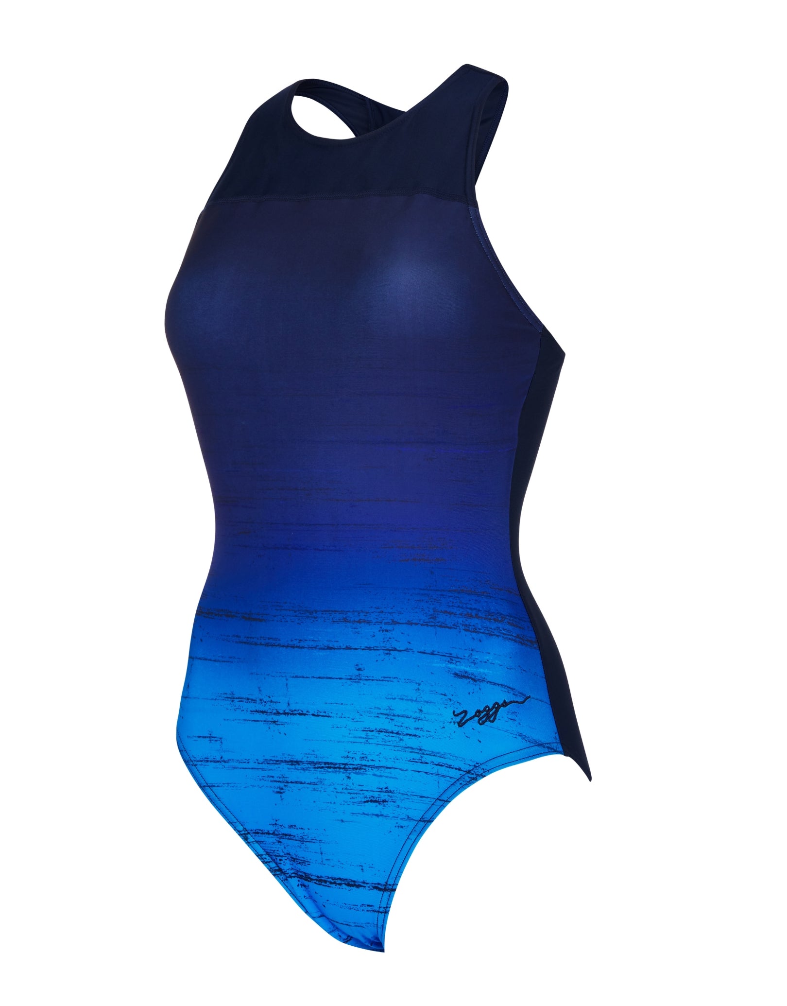 Honor Zip Back Swimsuit for Women - Blue One Piece Bathing Suit | Beach, Pool & Vacation Swimwear