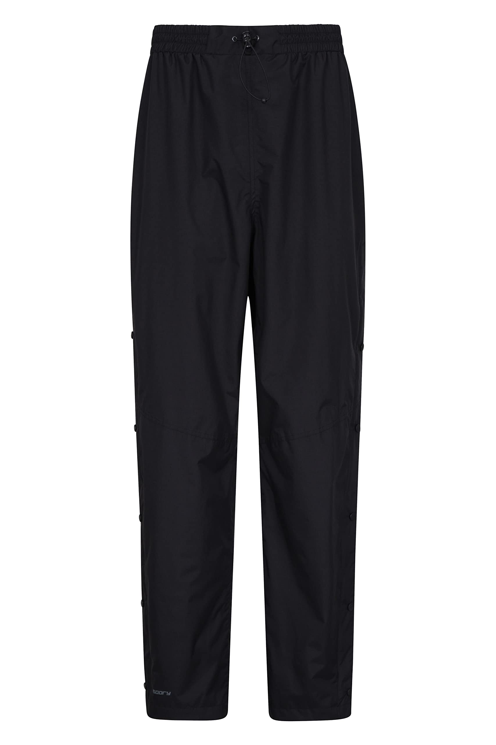 Mountain Warehouse Men's Waterproof Ripstop Rain Pants - Spray Overtrousers with Half Zip Side Legs for Hiking, Camping & Outdoor Adventures