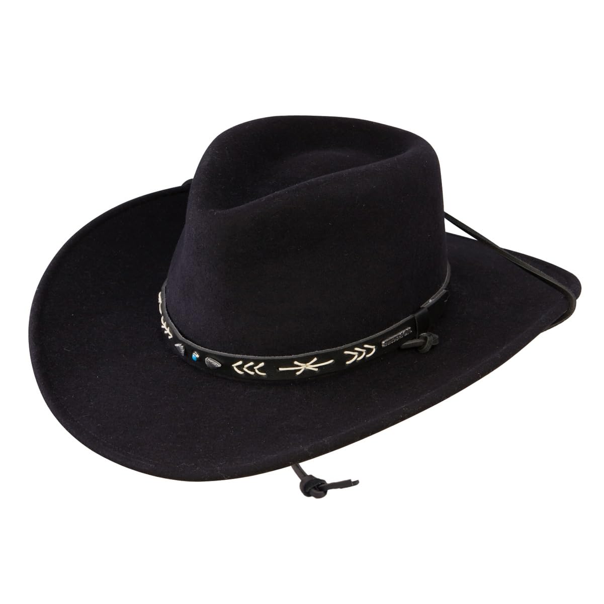 Stetson Men's Twisted Straw Cowboy Hat - Western Style Sun Hat for Outdoor, Rodeo, and Country Music Events