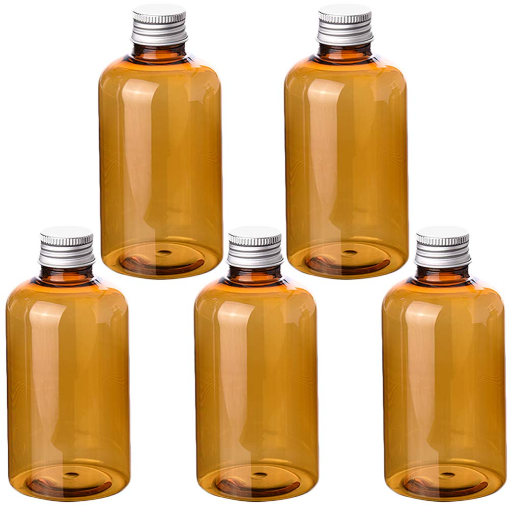 Exceart 10-Piece Clear Travel Toiletry Bottles Set - Leak-Proof Shampoo & Liquid Containers with Lids - Perfect for Shampoo, Conditioner, Lotion & Perfume - Ideal for Air Travel, Camping & Gym Use