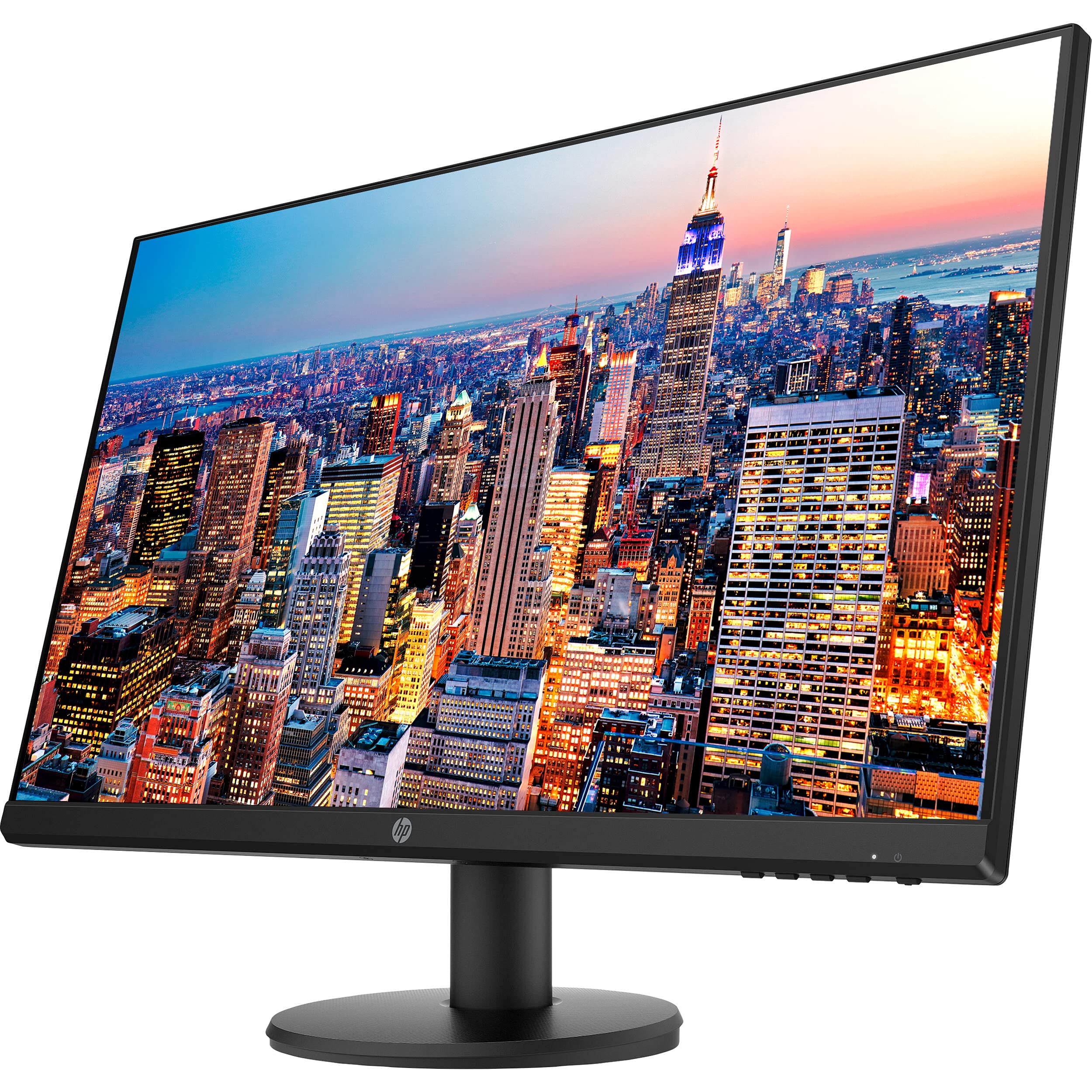 HP P27v G4 27 Inch Full HD 1080p IPS LED Monitor with HDMI & VGA Ports - Includes Wireless Keyboard Mouse Combo & Gel Mouse Pad - Perfect for Home Office, Gaming, and Workstations