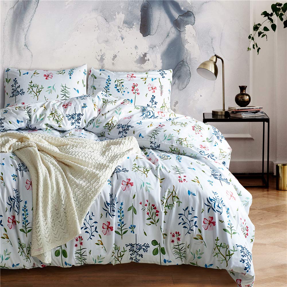 LIBODU 3-Piece Bedding Set with 002 Pattern - Duvet Cover, Pillowcases - Twin, Queen, King Size - Soft & Breathable for All Seasons - Perfect for Home, Hotel, Guest Room Decor