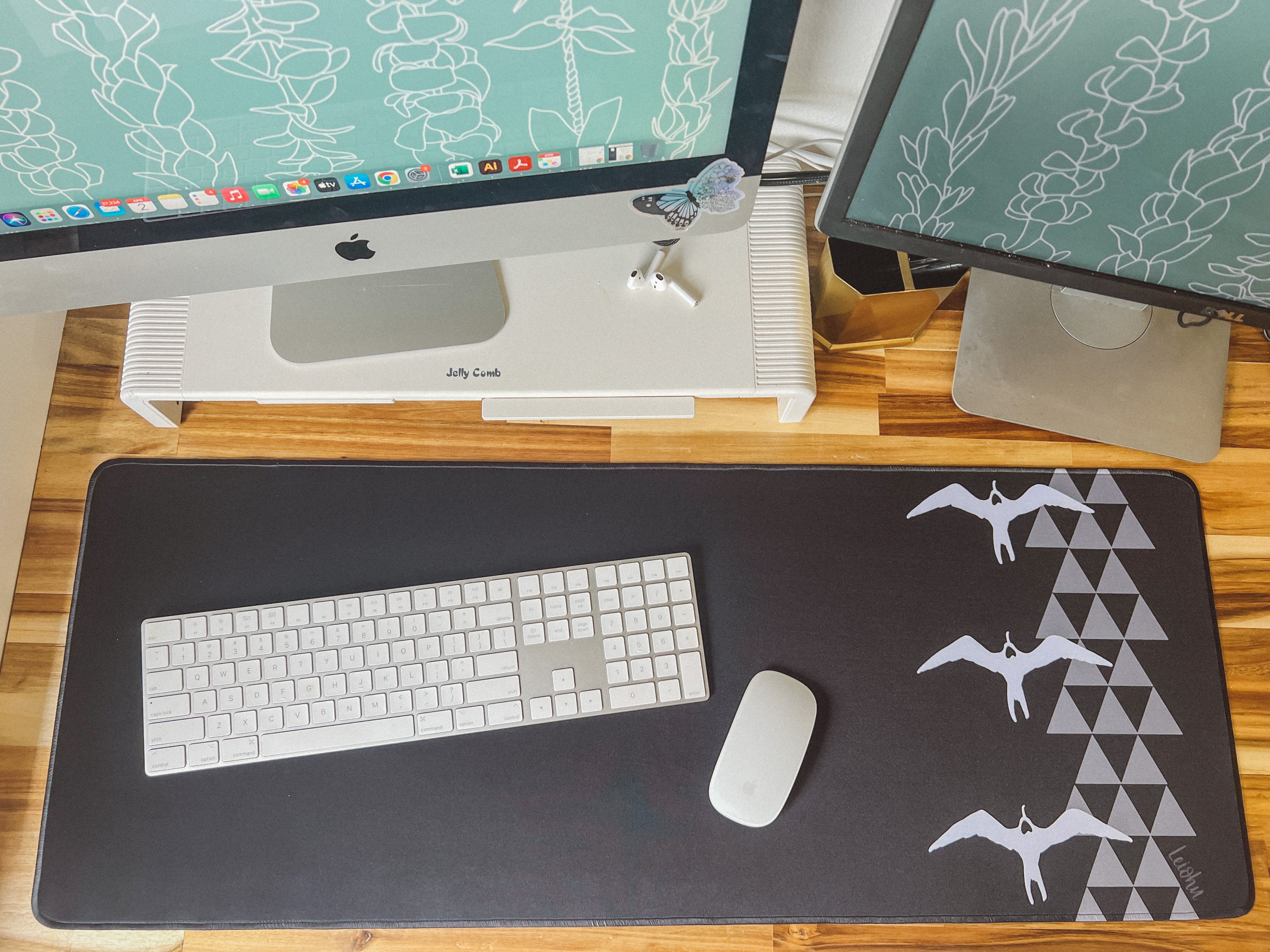 Premium Iwa Desk Mat - Non-Slip Large Mouse Pad & Office Desk Protector for Work, Gaming, and Home Use - Perfect for Laptops, Keyboards, and Writing