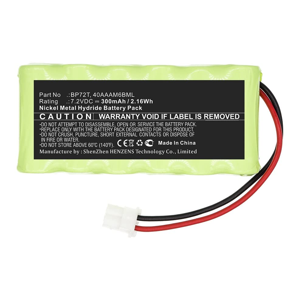 Synergy Digital Rechargeable Ni-MH 7.2V 300mAh Battery for Dogtra BP72T Dog Training Collar | Long-Lasting Power for Professional Dog Training & Outdoor Activities