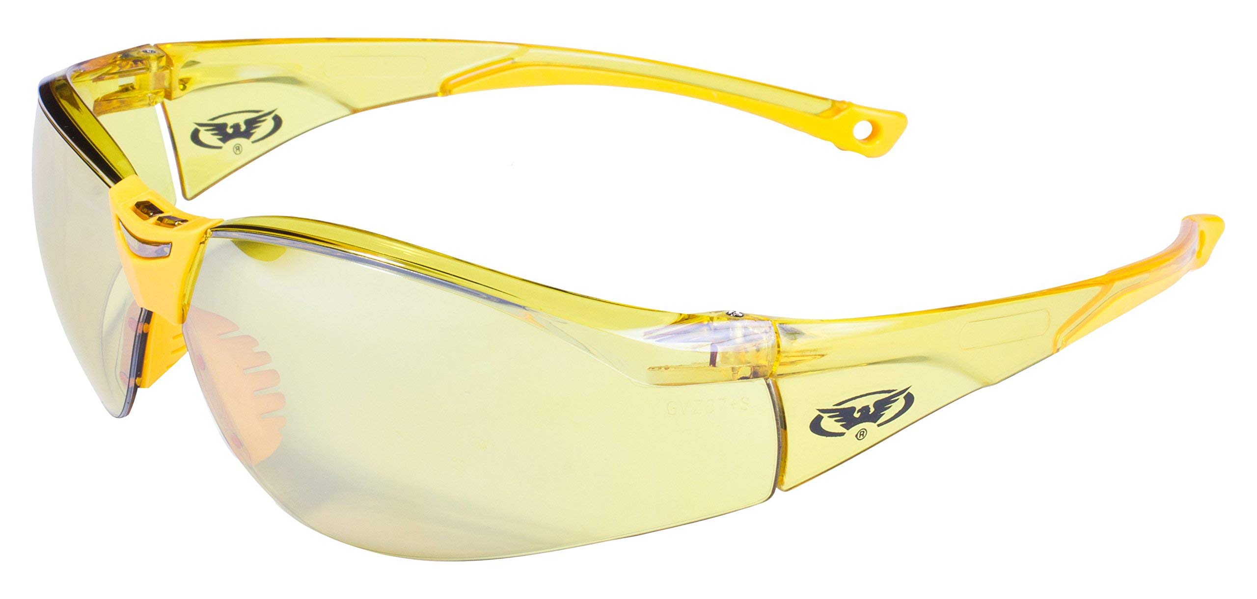 Global Vision Eyewear Cruising Safety Glasses with Clear Lenses - ANSI Z87.1 Certified Protective Eyewear for Cycling, Running & Outdoor Sports