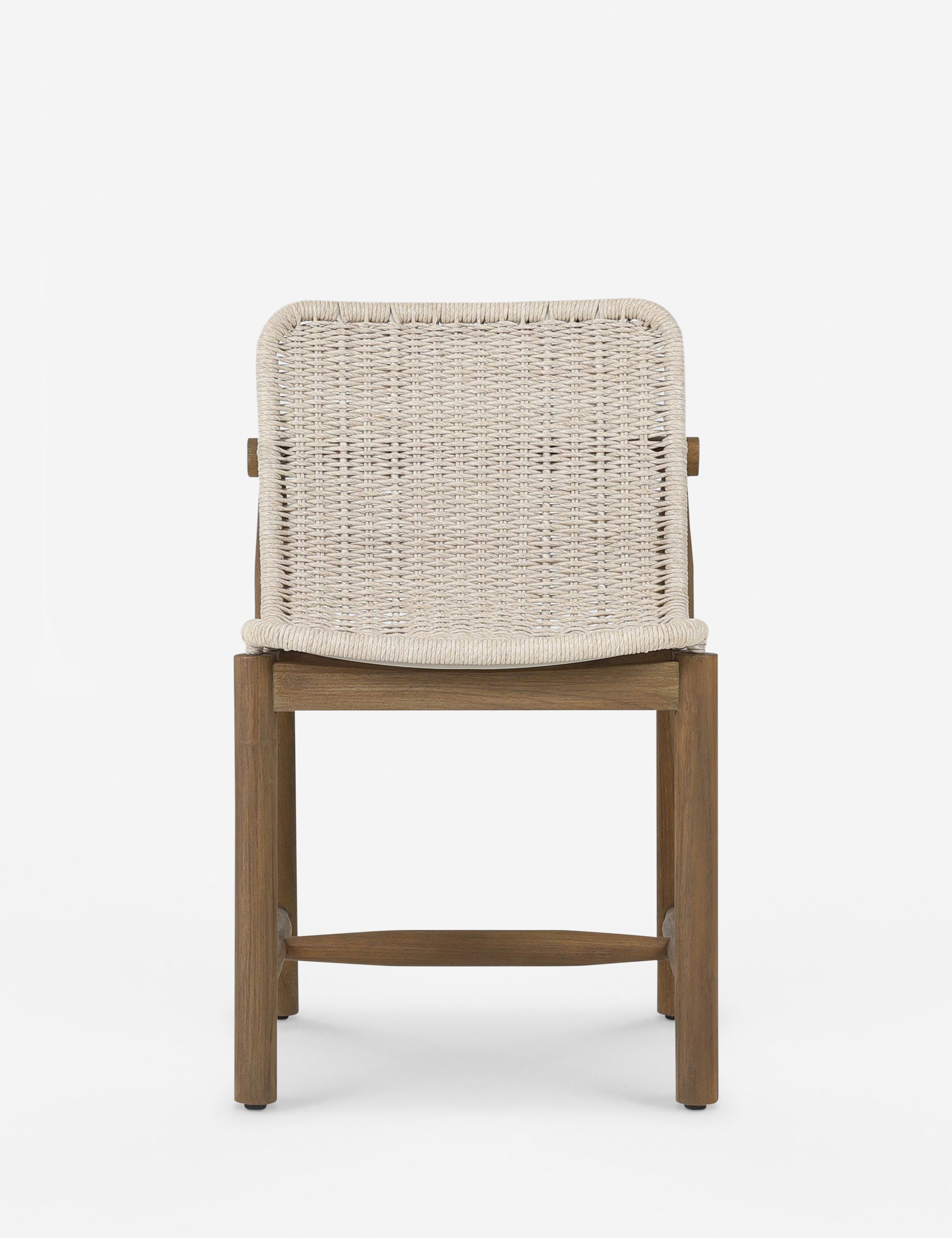 Dume Indoor Outdoor Dining Chair by Amber Lewis x Four Hands - Modern Patio, Porch, and Kitchen Seating for Home & Restaurant Use