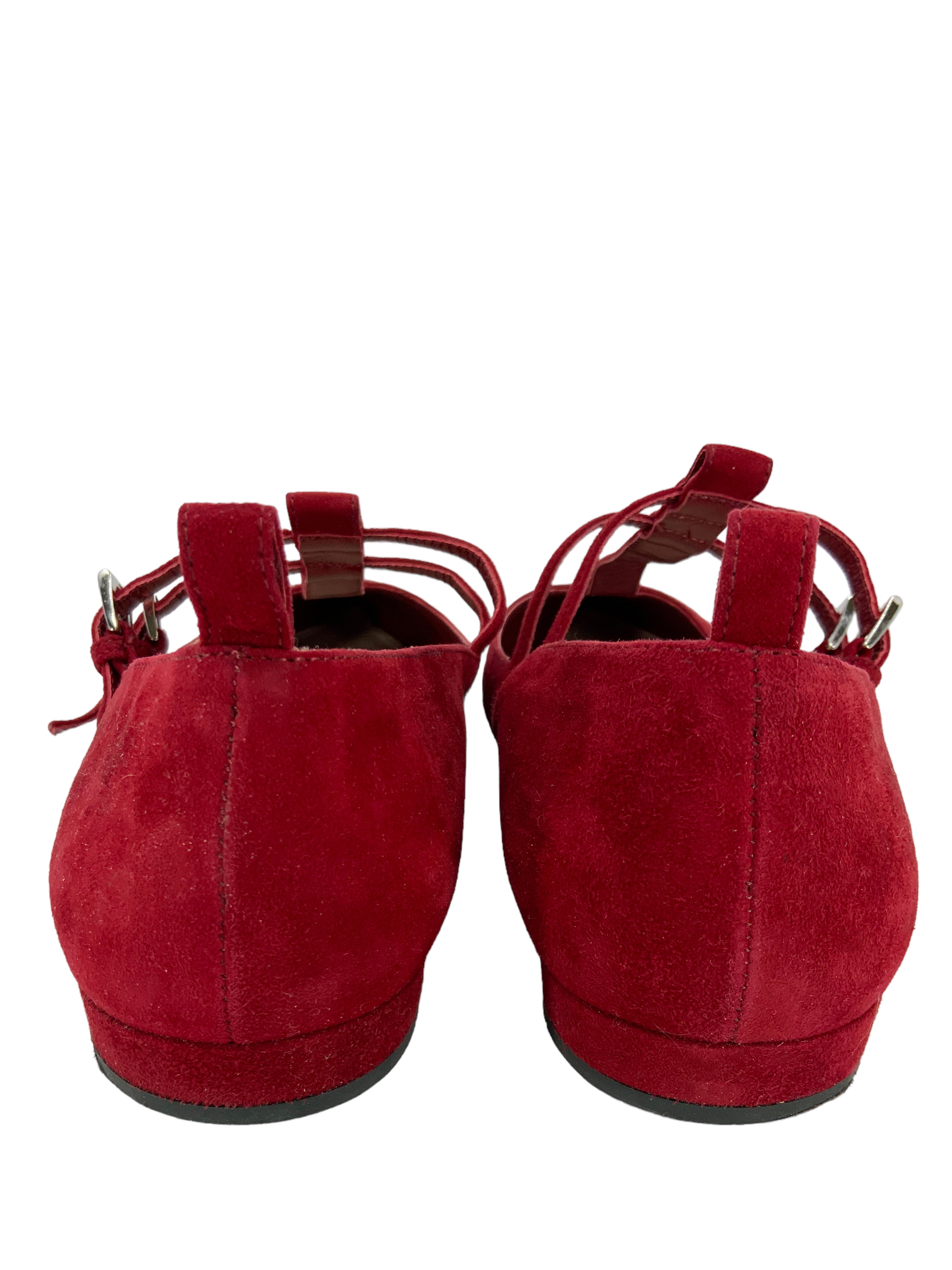 PRADA Suede Point Toe Ballet Flats Women's Size 7 | Comfortable & Elegant Shoes for Work, Date Night & Casual Outings
