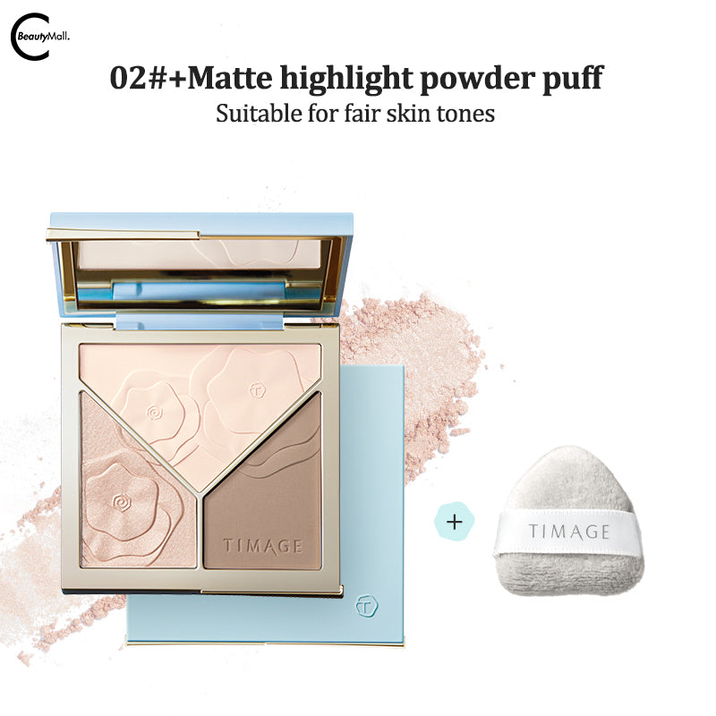TIMAGE 3 Color Cream Contour Concealer Palette - Face Makeup Kit for Highlighting & Contouring - Perfect for Everyday Use, Photo Shoots & Special Occasions