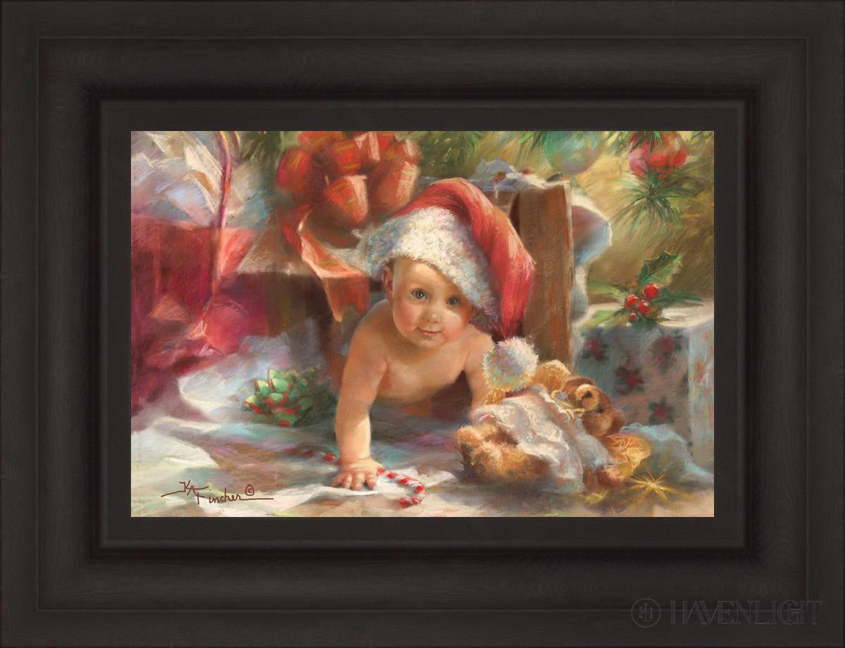 Beautiful Santa Christmas Gift Box by Kathryn Fincher - Perfect for Holiday Decorations, Gift Wrapping & Festive Home Decor