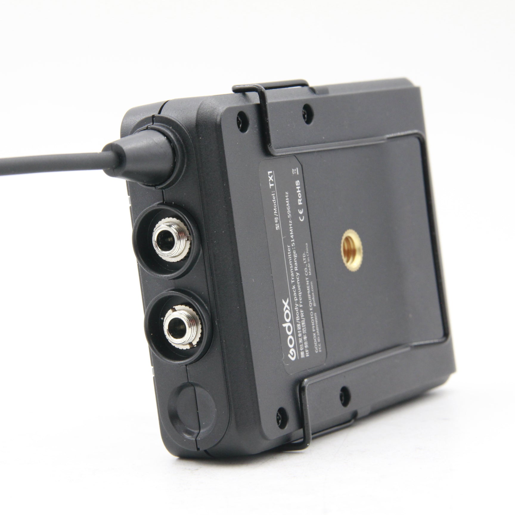 Godox WMicS1 Wireless Lavalier Microphone Kit (2-Person System) for DSLR & Mirrorless Cameras – 514-596MHz, Open Box Excellent Condition – Perfect for Interviews, Vlogging & Live Streaming