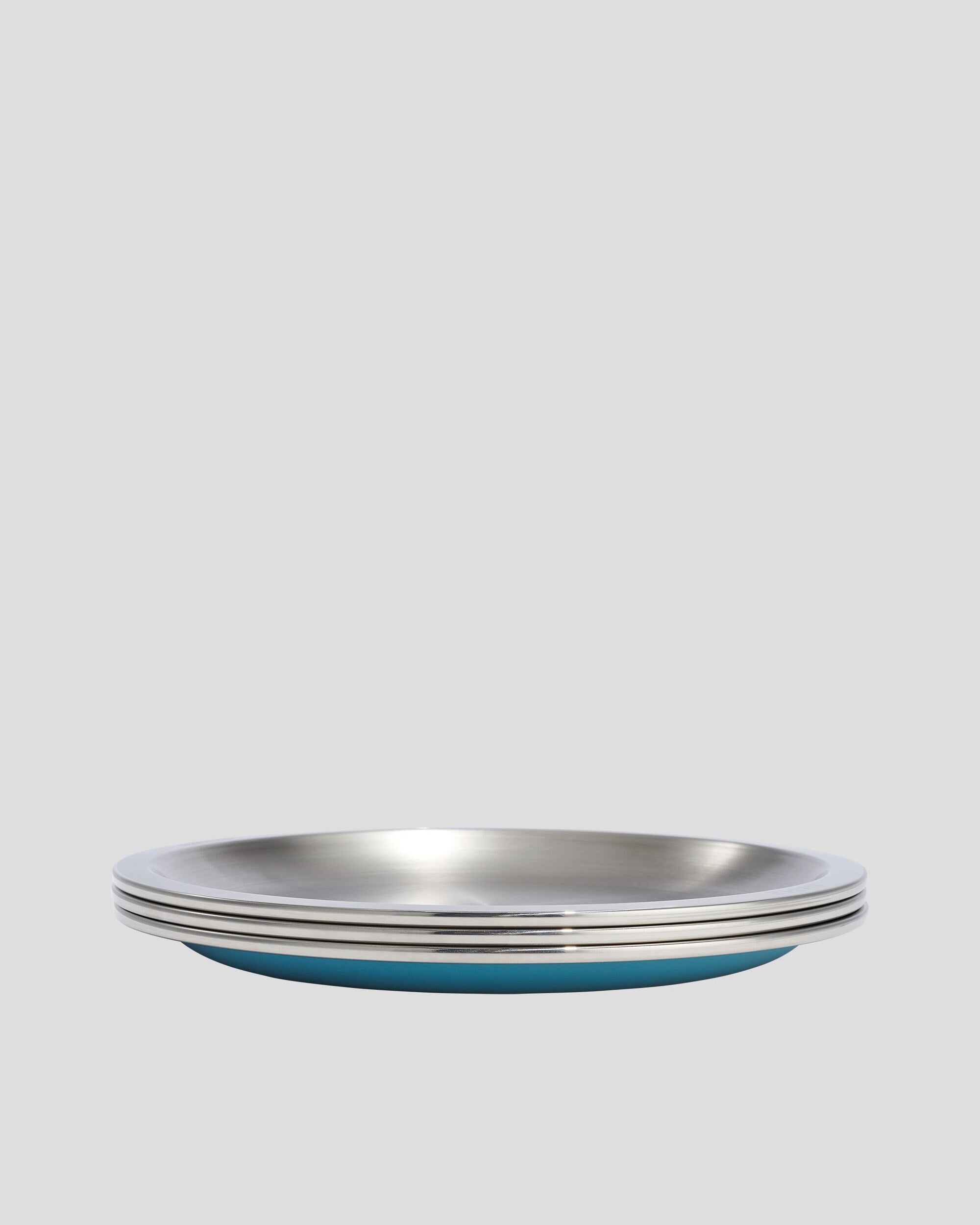 Hydro Flask Camp Plate - Durable Stainless Steel Dinnerware for Outdoor Adventures, Picnics & Camping - Baltic Blue