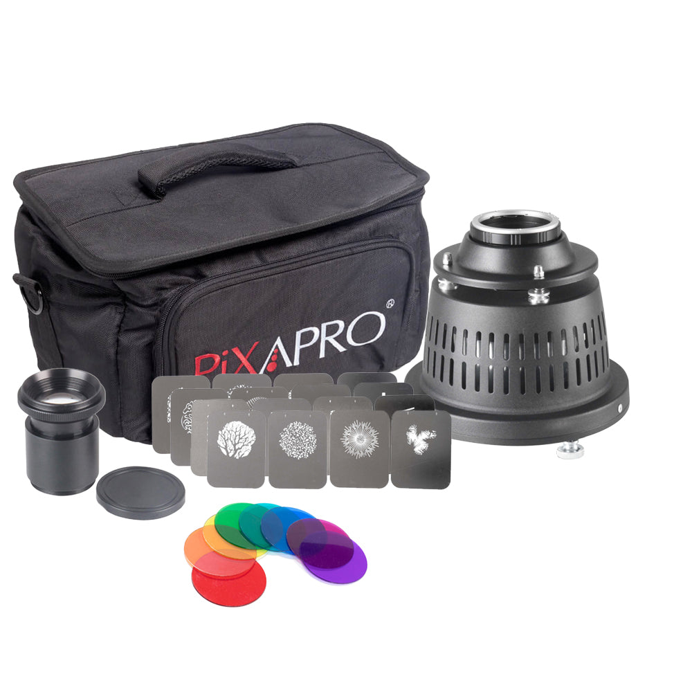 EF Mount Optical Snoot Spotlight Projector II Complete Kit for Photography & Videography - Perfect for Studio Portraits, Product Shoots, and Creative Lighting Effects