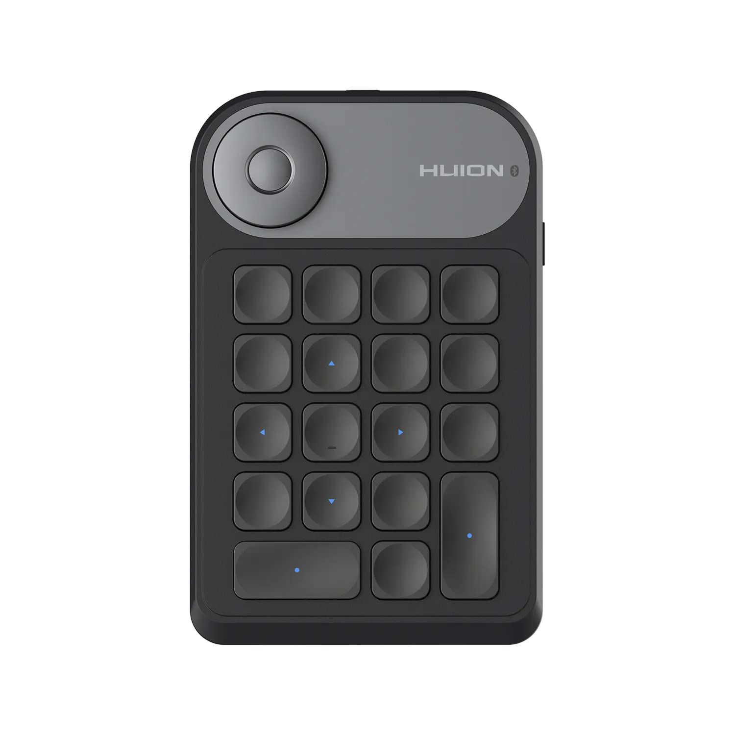 HUION Keydial Mini Bluetooth Programmable Keypad - 5 Anti-Ghosting Keys & 18 Customizable Shortcuts | Wireless Shortcut Keyboard for Digital Artists | Compatible with Drawing Tablets, PC, MacBook & Laptops | Perfect for Photoshop, Illustrator & Video Editing
