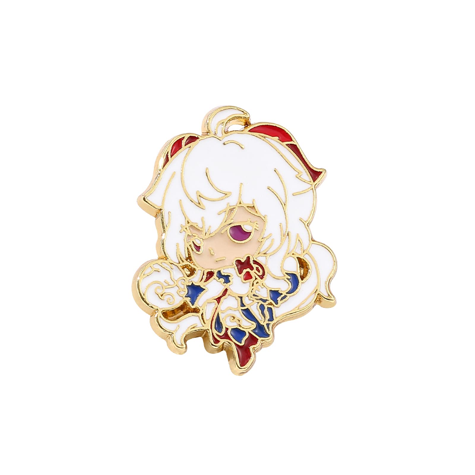 Genshin Impact Anime Enamel Pins Set - Cute Game Character Metal Brooches & Badges for Cosplay Fans | Perfect for Backpacks, Jackets, Hats & Gift Giving