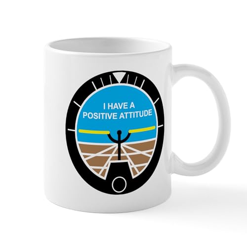 White - I Have A Positive Attitude Mug