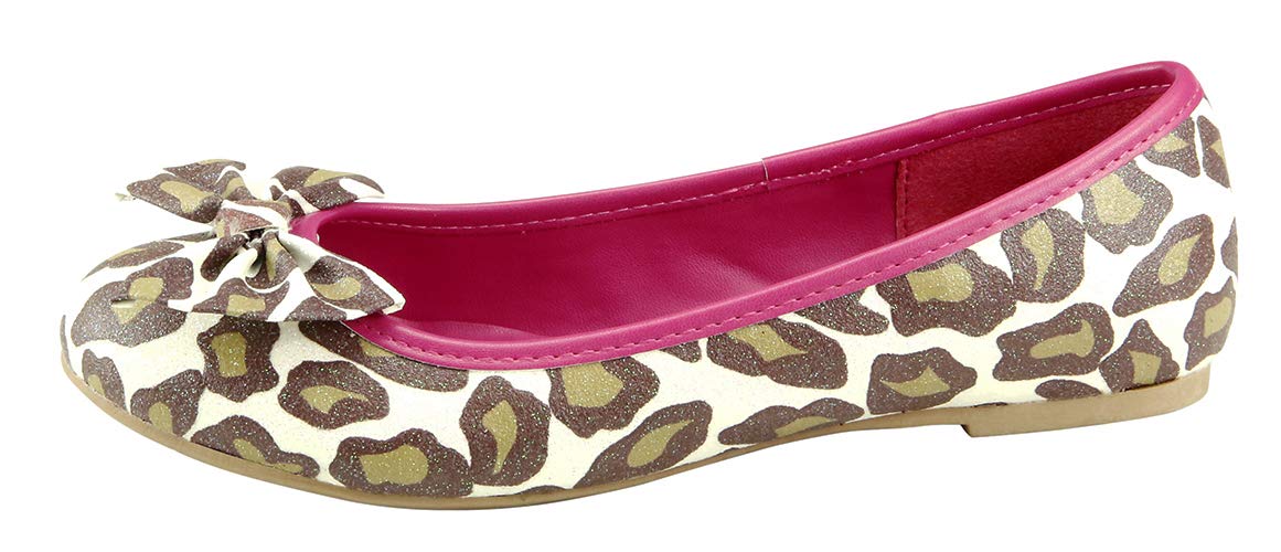 The Doll Maker Glitter Ballet Flats for Women - Sparkly Comfortable Slip-On Shoes for Dance, Party & Everyday Wear