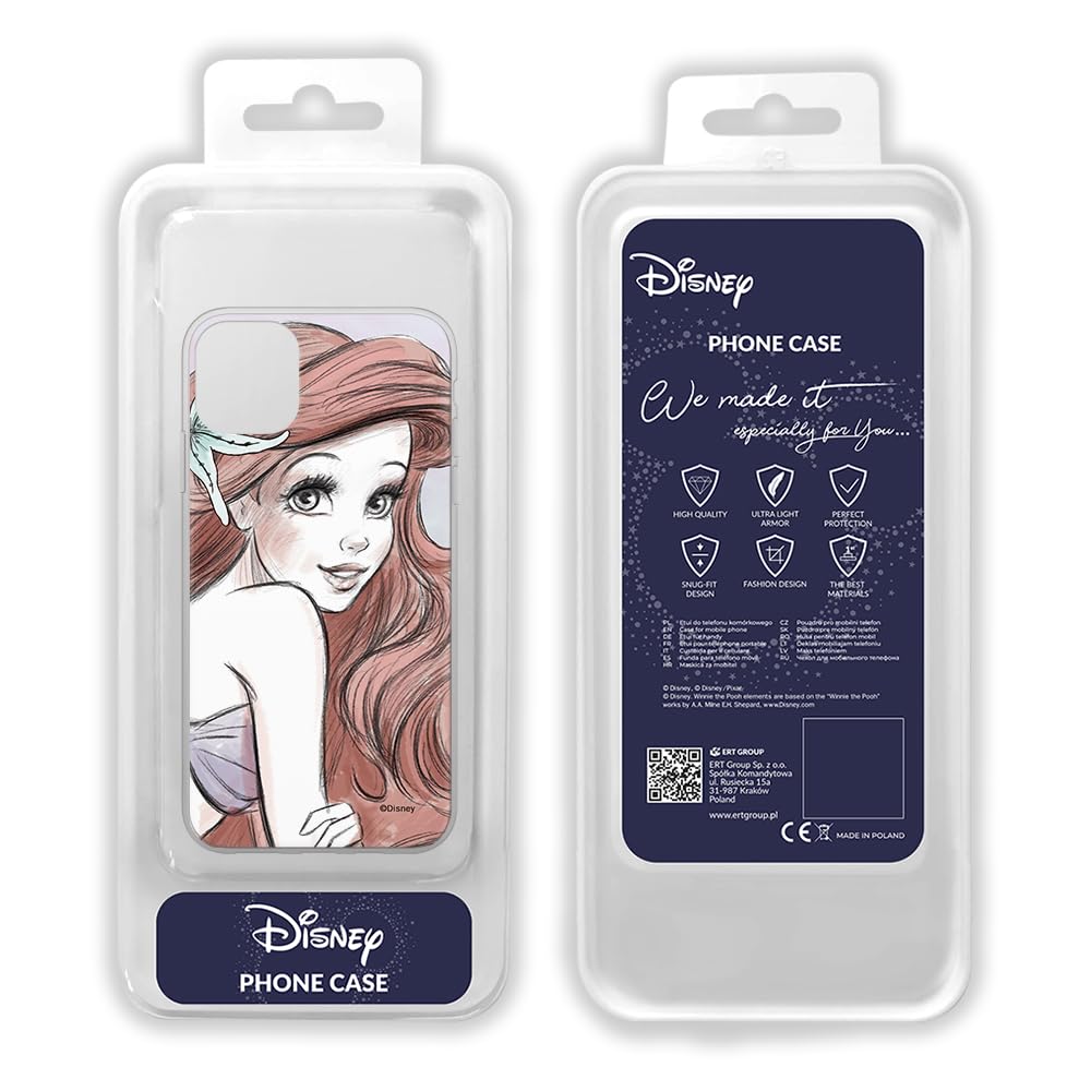 Original Disney Ariel 005 iPhone 11 Plastic Phone Case Cover - Colorful Protective Case for iPhone 11 - Perfect for Disney Fans, Kids, and Everyday Use