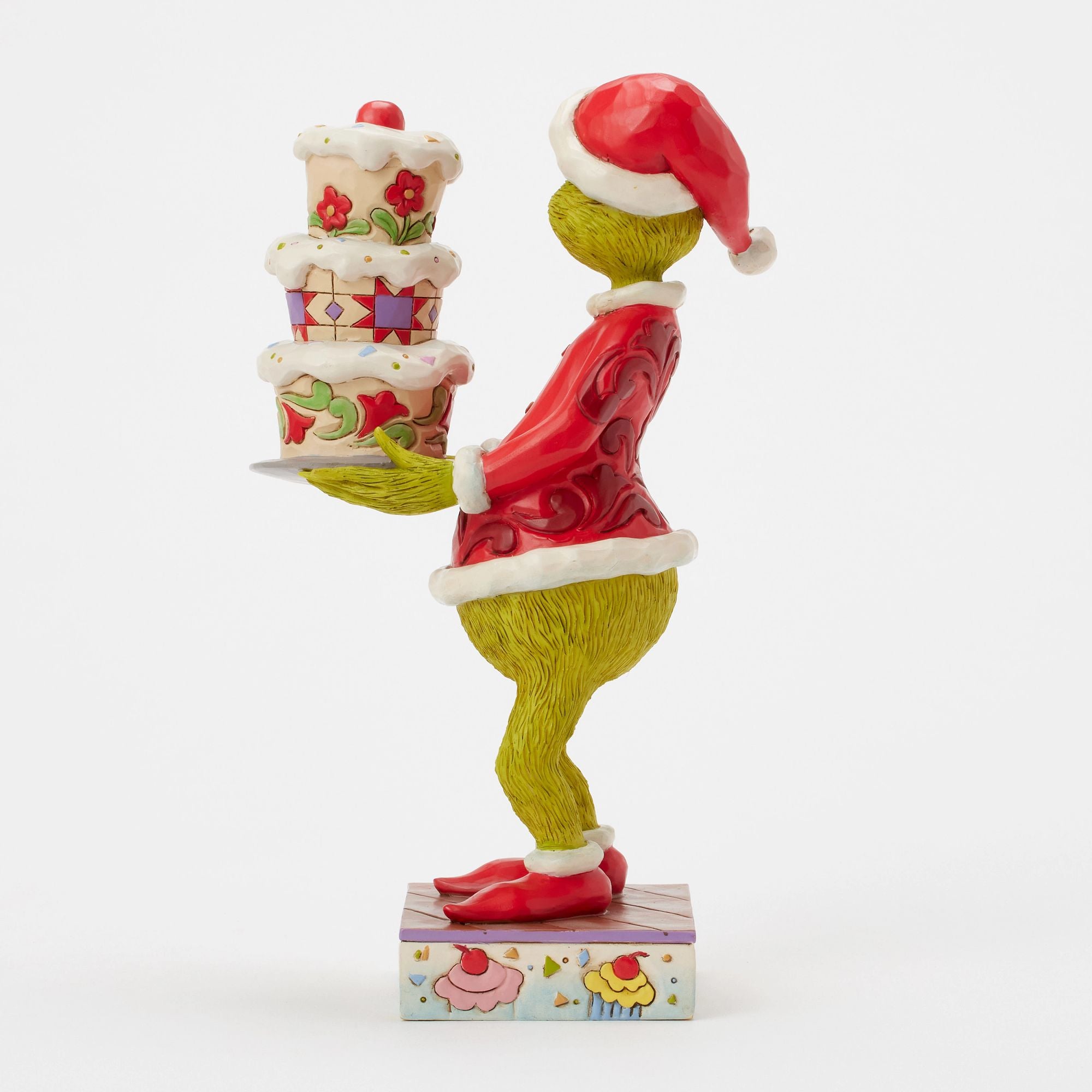 Grinch Christmas Cake Topper - Festive Holiday Baking Decor for Cakes, Cupcakes & Desserts - Perfect for Christmas Parties & Family Gatherings