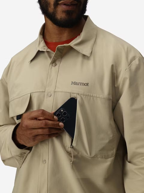 Marmot AirExchange UPF40 Sun Protection Overshirt for Men - Lightweight Hiking & Outdoor Travel Shirt
