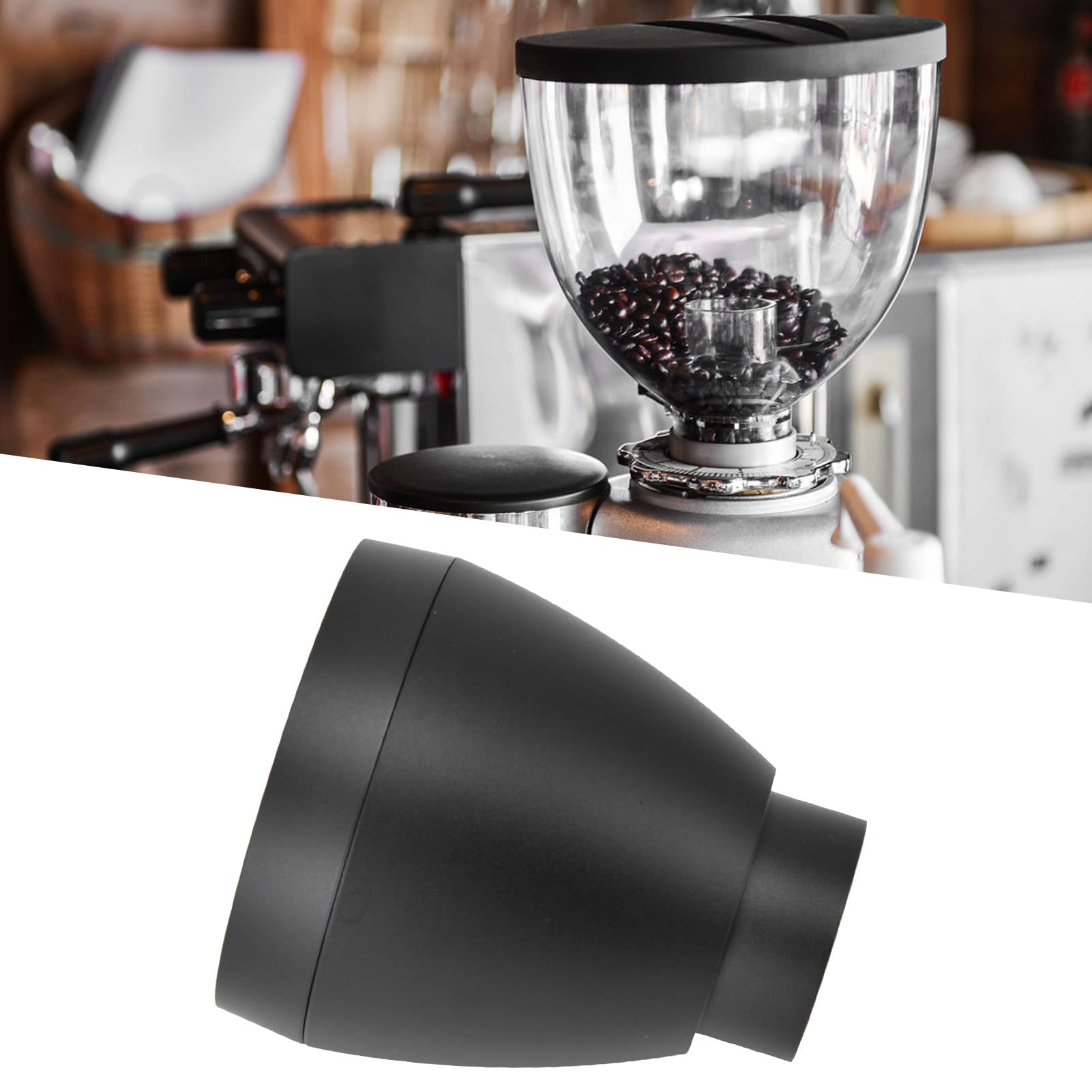 Premium Coffee Grinder Parts - Durable Reusable Bean Container with Non-Slip Silicone Pad for Home & Commercial Use | Perfect for Espresso, French Press & Pour Over Brewing