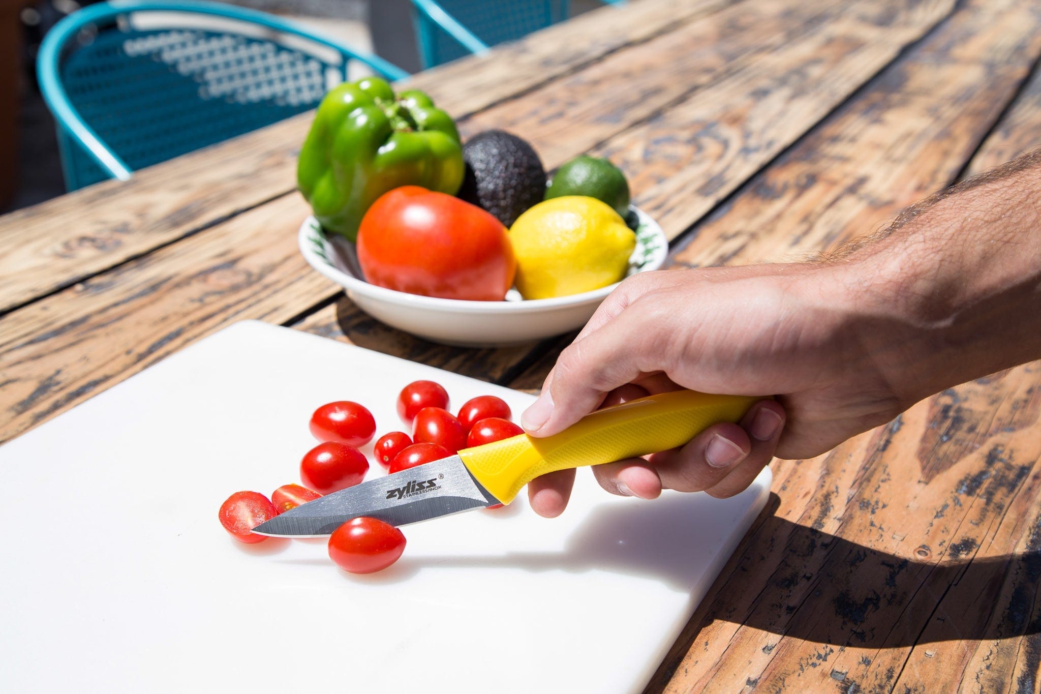 Premium Zyliss 3-Piece Paring Knife Set with Protective Sheath Covers - Sharp Kitchen Knives for Precise Peeling, Slicing & Dicing - Perfect for Fruits, Vegetables & Meal Prep