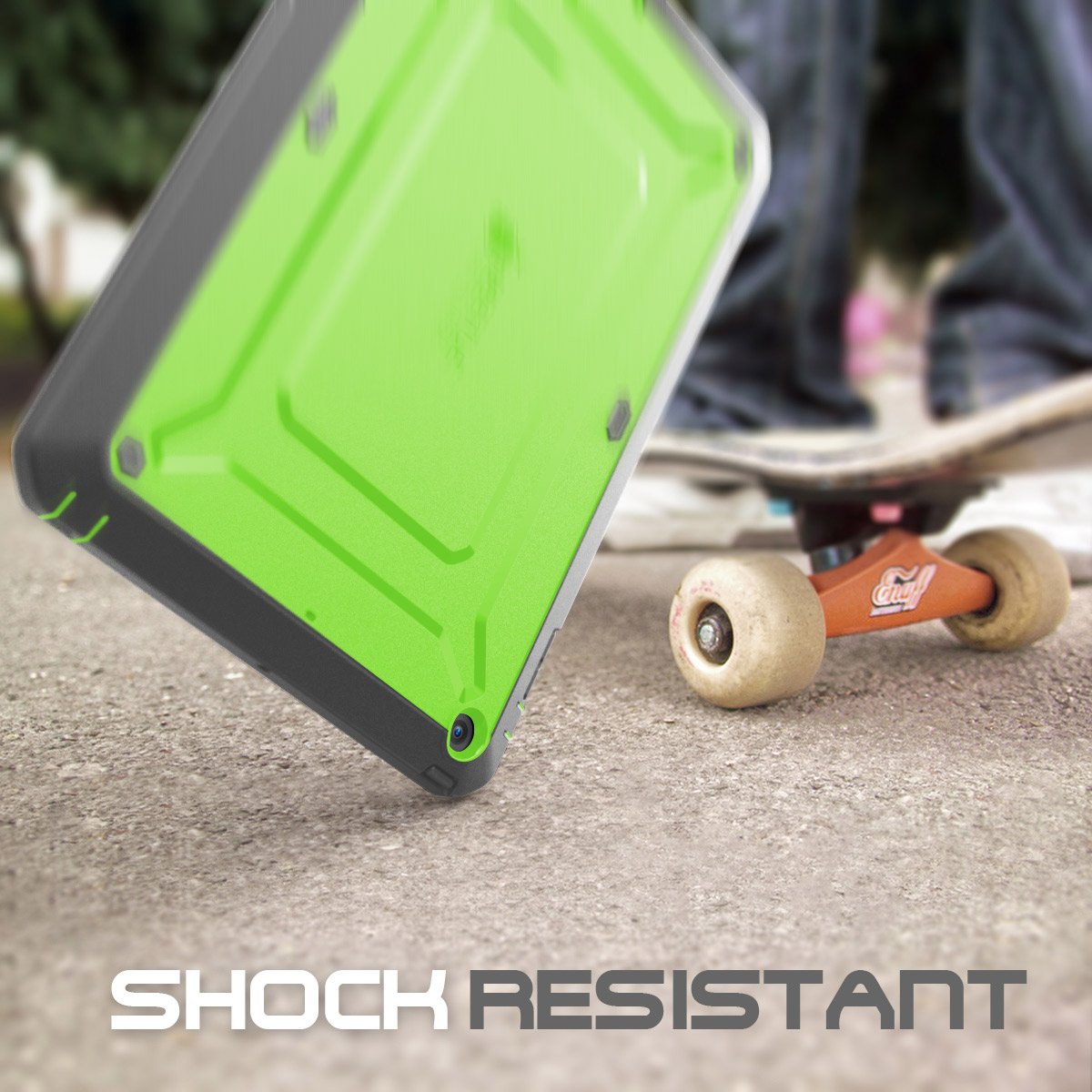SUPCASE Military-Grade Rugged Case for iPad Air 1st Gen 9.7 Inch - Heavy Duty Full Body Protection with Screen Protector | Anti-Scratch Shockproof Cover | Perfect for Outdoor, Construction & Travel Use (Green)