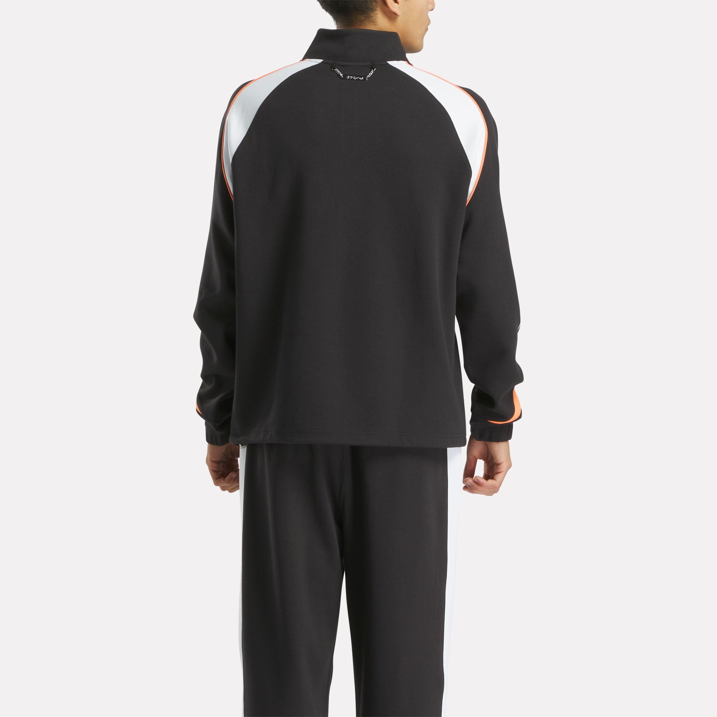 Reebok x Anuel AA Men's 1/4 Zip Pullover Sweatshirt - Lightweight Fleece Hoodie for Casual Wear & Street Style Fashion