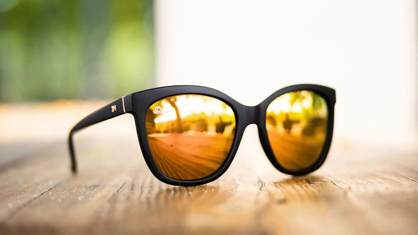 Deja Views Matte Black & Rose Gold Sunglasses - Stylish UV Protection Shades for Outdoor Activities, Beach, and Driving