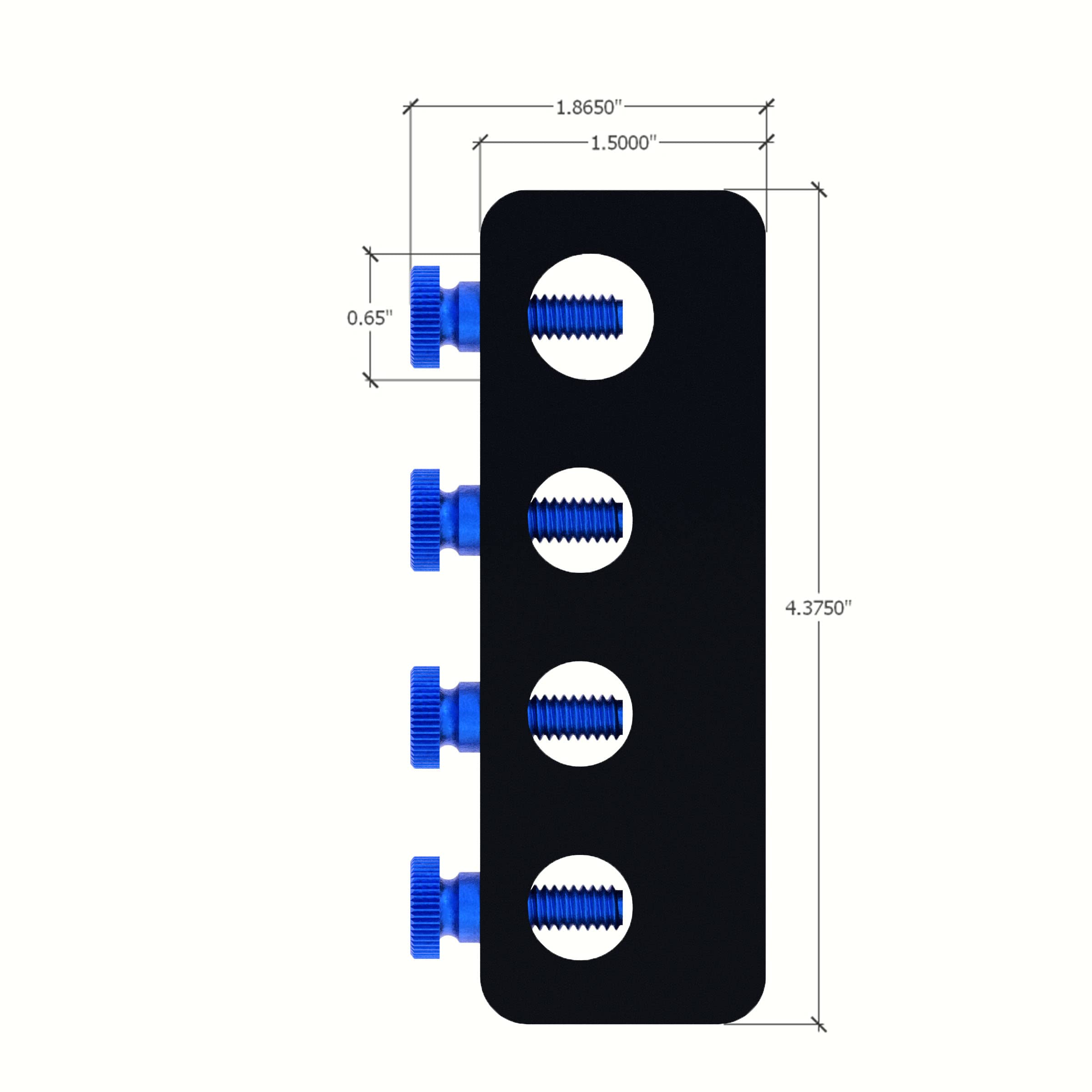 Magnetic Probe Holder - Black - Strong Grip for Oscilloscope & Multimeter Probes - Perfect for Electronics Workbench & DIY Projects