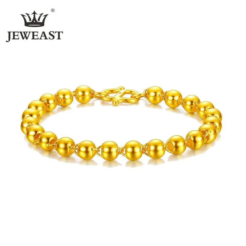 24K Pure Gold Bracelet 999 Solid Gold Bangle - Elegant Fashion Jewelry for Women, Trendy Classic Party Wear, Wedding Gift, Anniversary Present, Luxury Fine Jewelry Collection