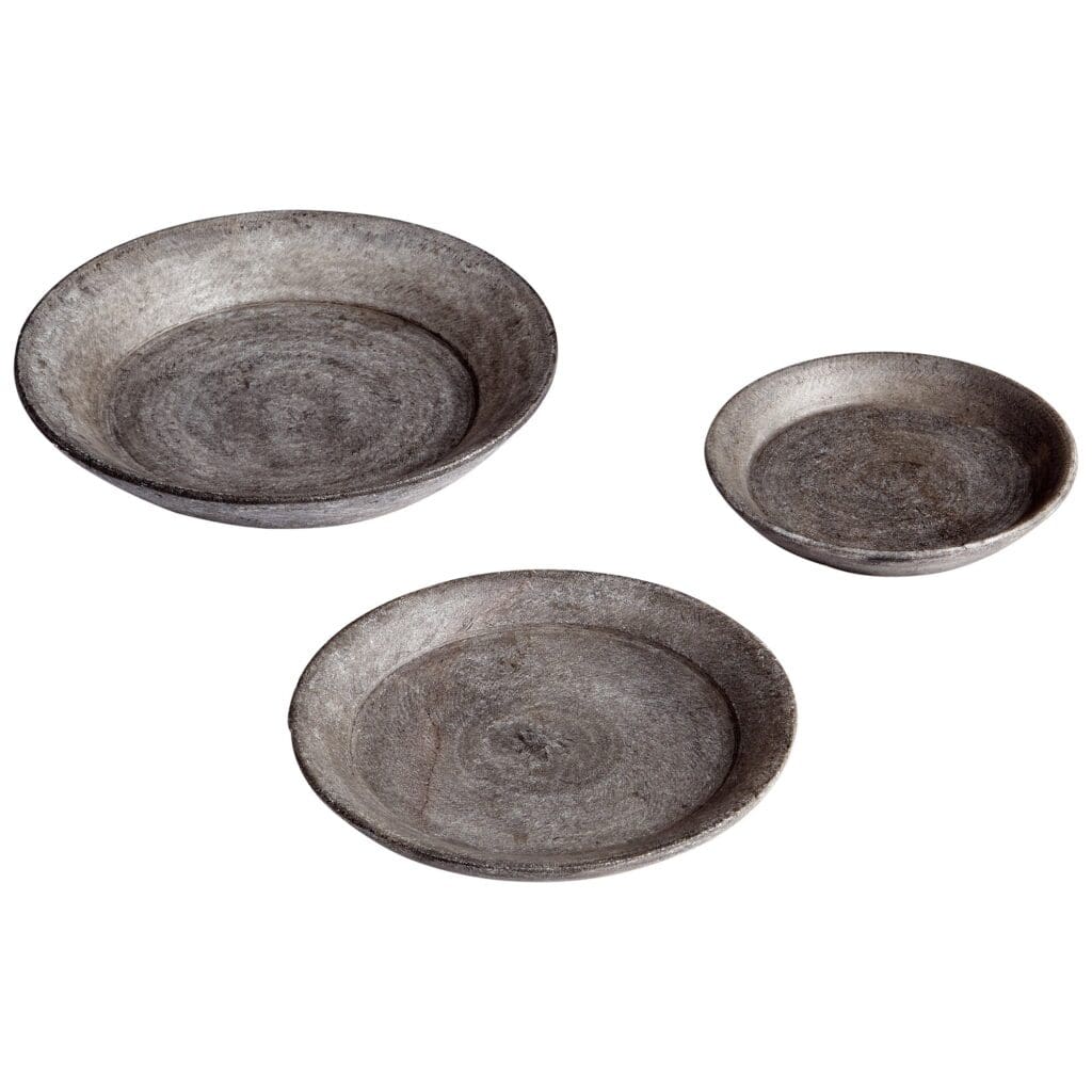 Cyan Design 10604 Rombos Large Gray Serving Tray - Elegant Home Decor for Dining, Living Room, or Kitchen Countertop Display