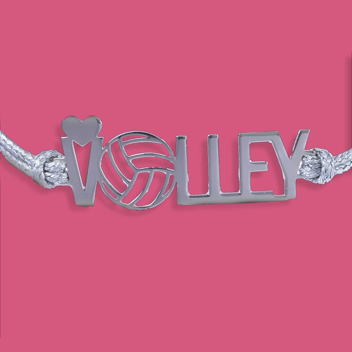 Volleyball Charm Bracelet for Women & Girls - Sterling Silver Jewelry Gift for Volleyball Players, Coaches, Team & Athletes - Perfect for Birthdays, Games & Sports Events