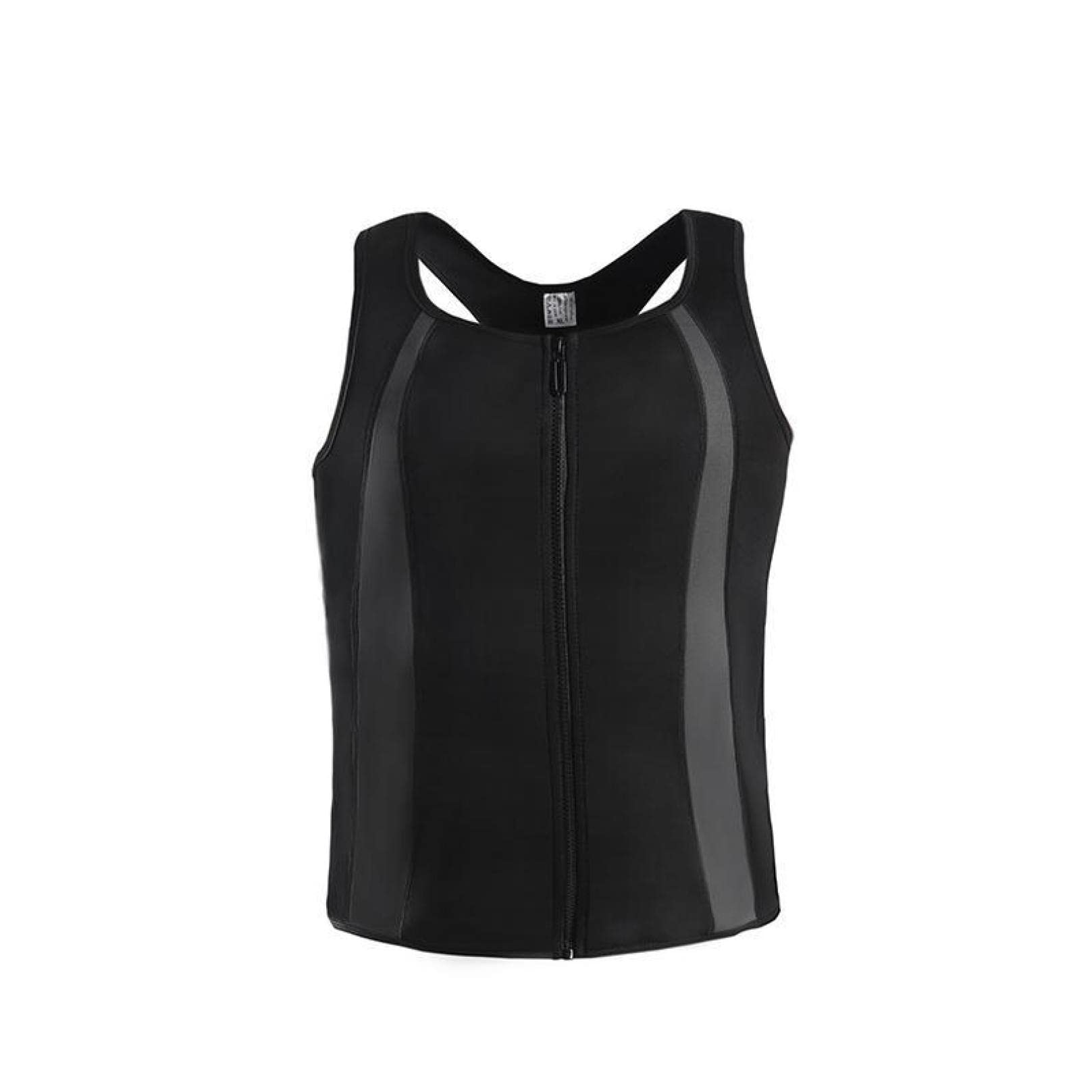 ChyJoey Sauna Vest for Men - Heat Trapping & Hi-Compression Body Shaper Shirt with Zipper Tummy Control for Weight Loss - Ideal for Workouts, Running & Post-Surgery Recovery