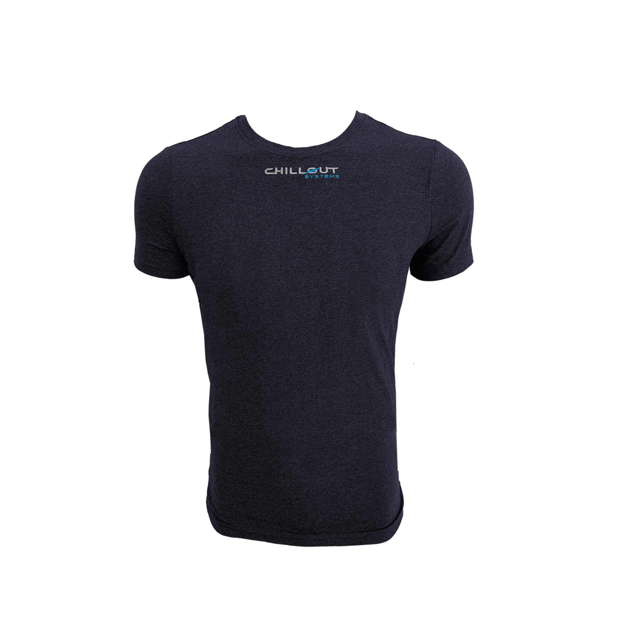 CHILLOUT SYSTEMS - Club Series Cooling Shirt with Invisible Cooling Veins | Navy Blue | 2XL | Right Exit Design | Stay Cool for Outdoor Sports, Gym Workouts & Summer Activities